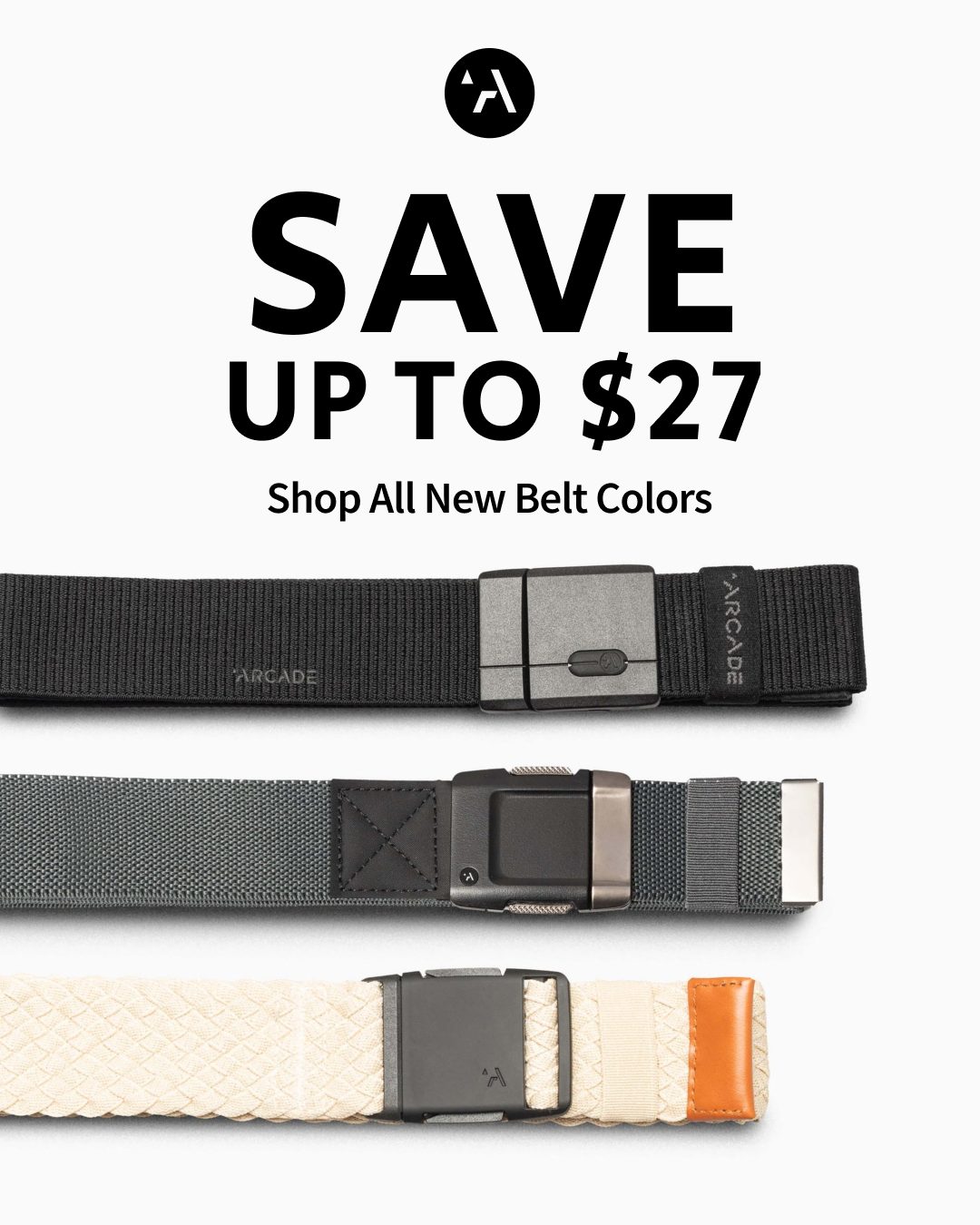 Arcade Belts Facebook ad