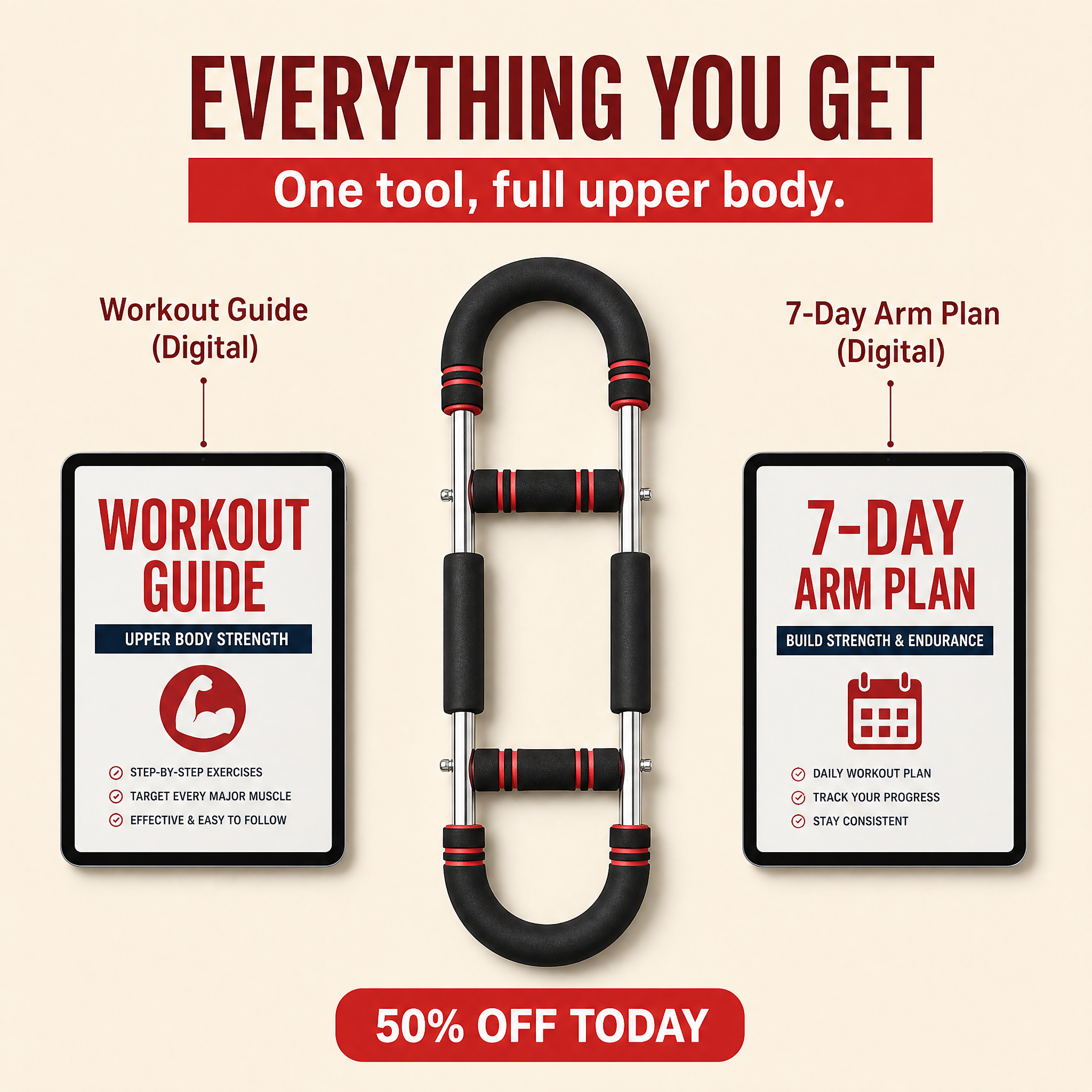 FitShift Facebook ad: One Tool, Plus Two Free Guides