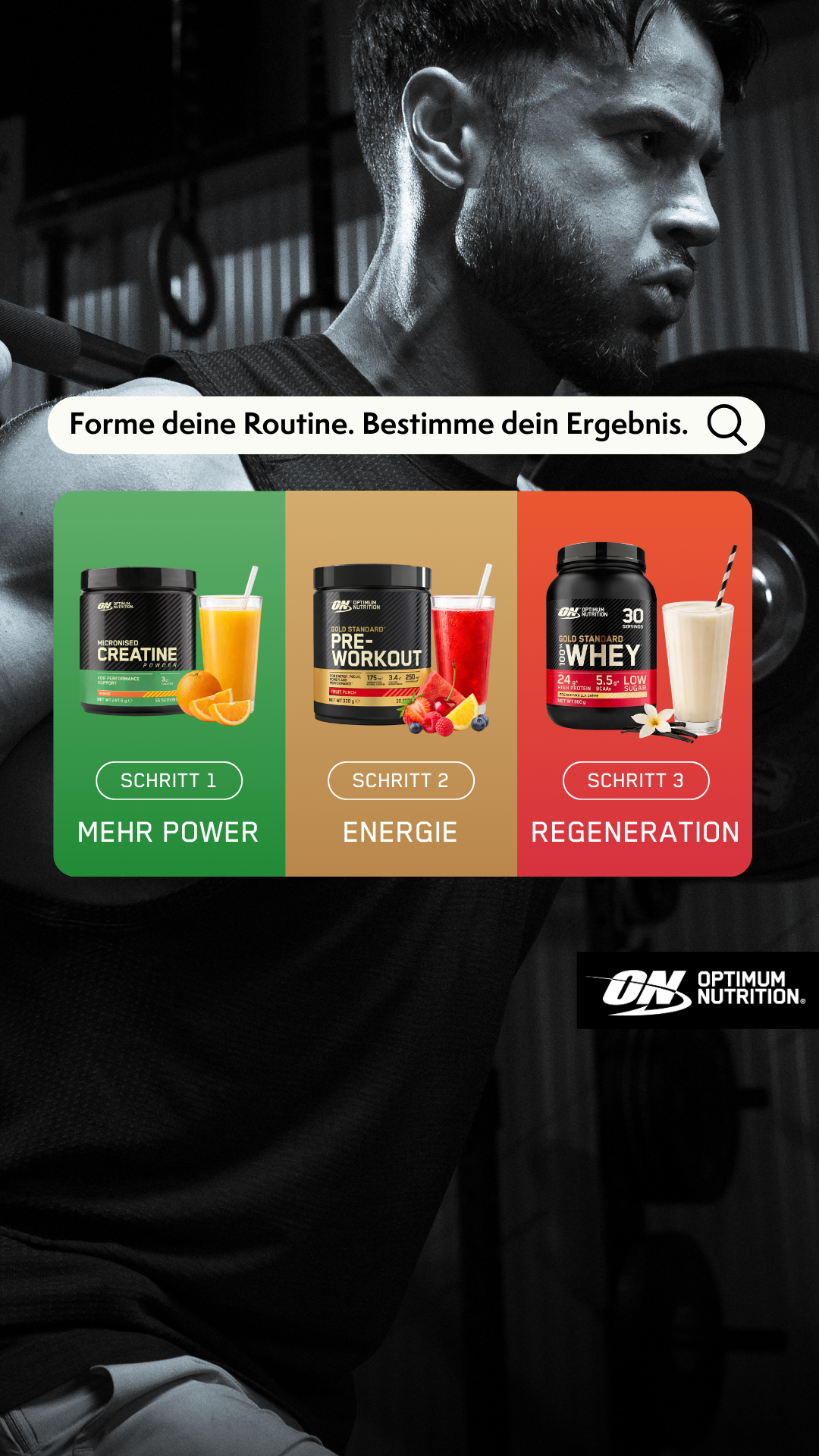 Optimum Nutrition Facebook ad from May 27, 2026