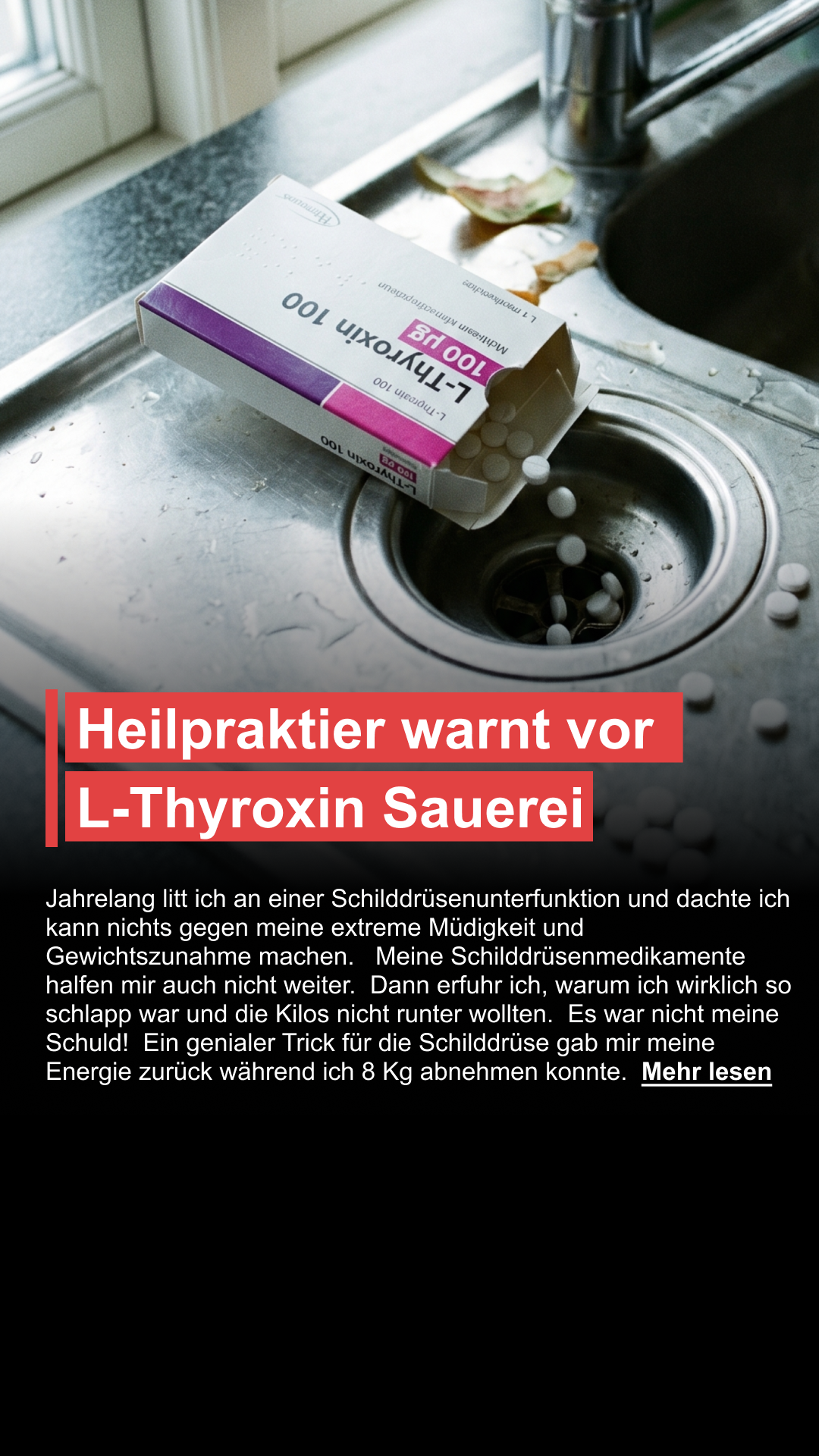 Mission Schilddrüse Facebook ad