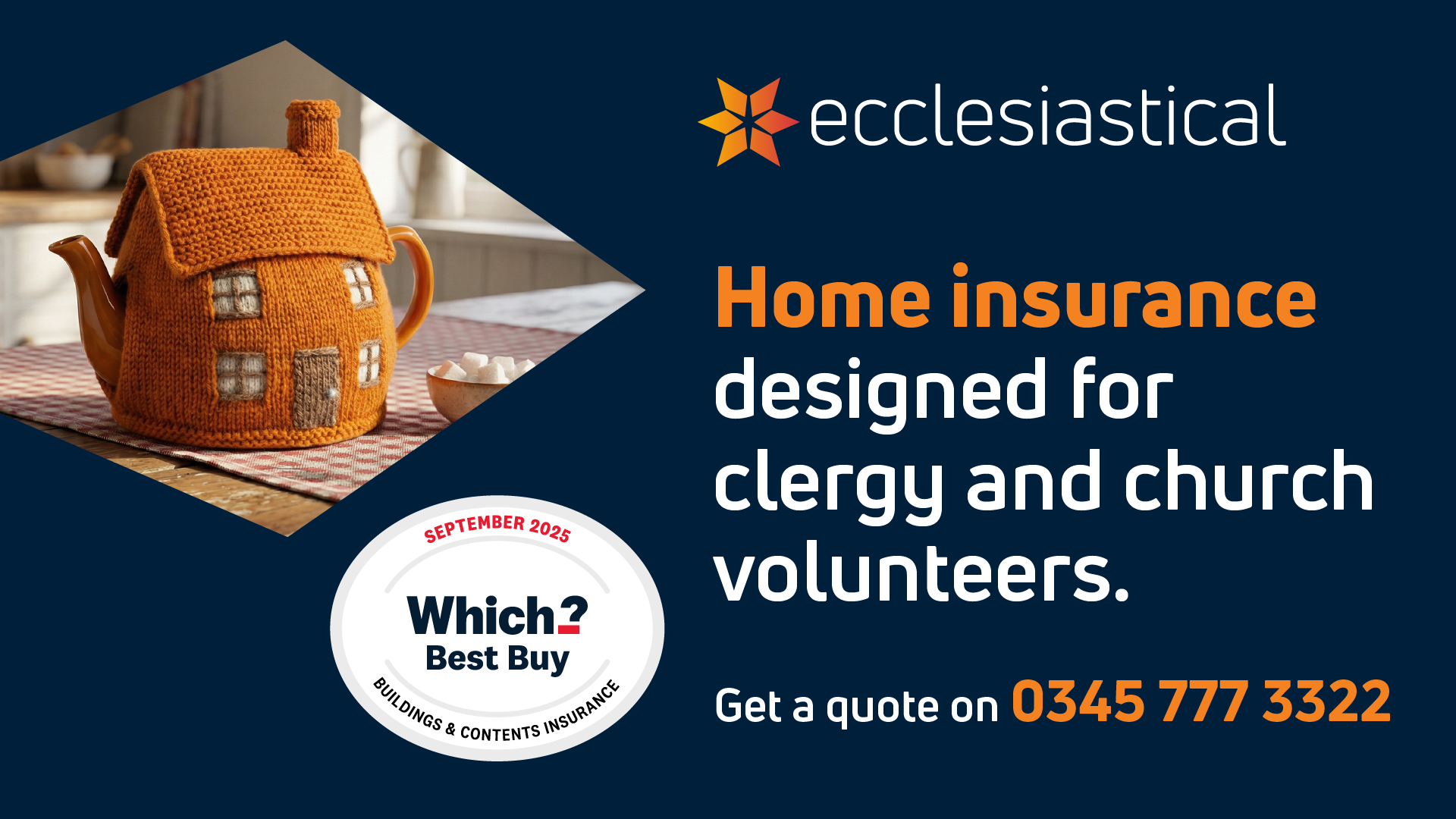 Ecclesiastical Insurance UK Facebook ad from Mar 24, 2026