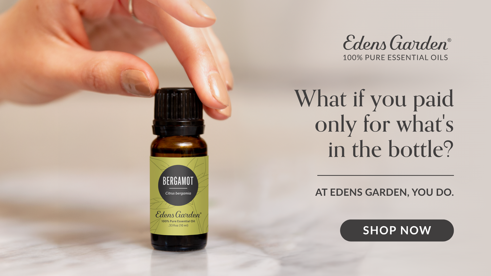 Edens Garden Essential Oils Facebook ad