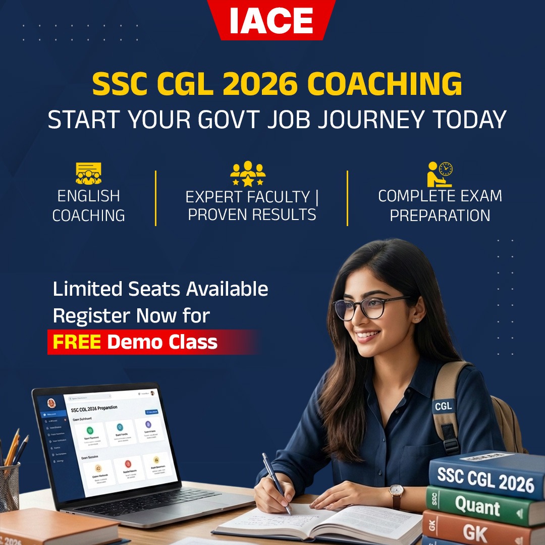 IACE Facebook ad: Govt Job Dream? Start SSC CGL 2026 Today