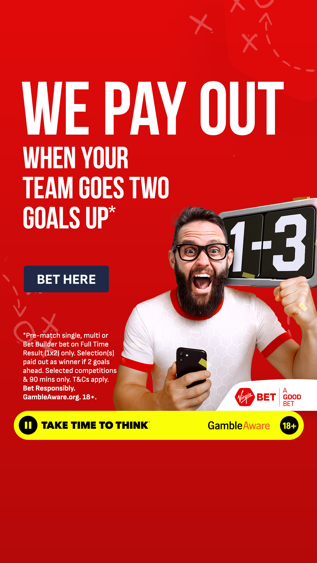 Virgin Bet Facebook ad