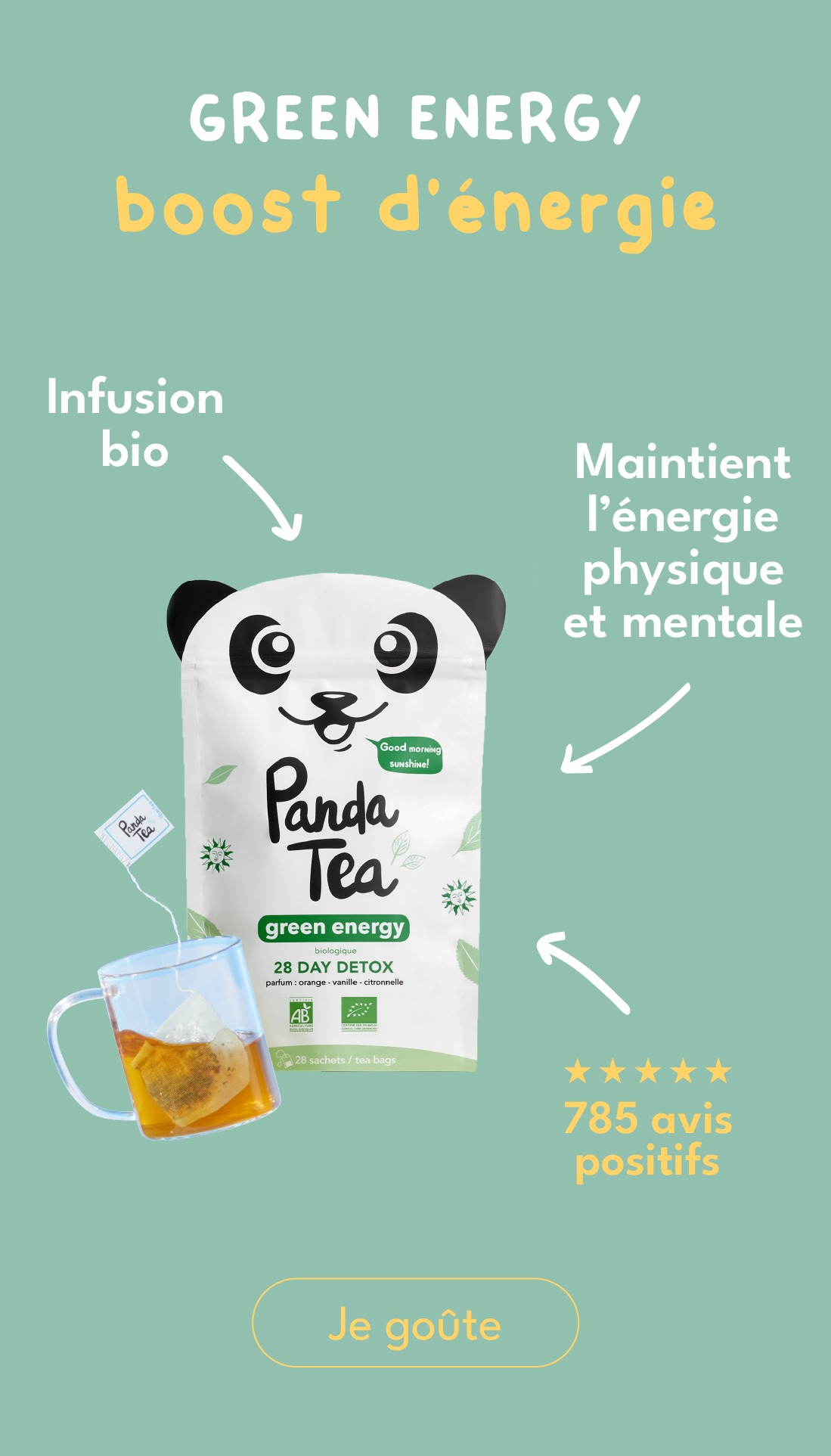 Panda Tea Facebook ad