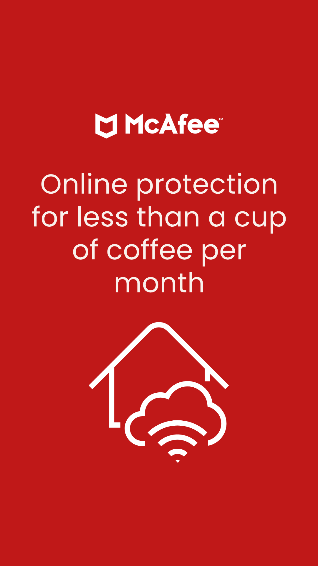 McAfee Facebook ad