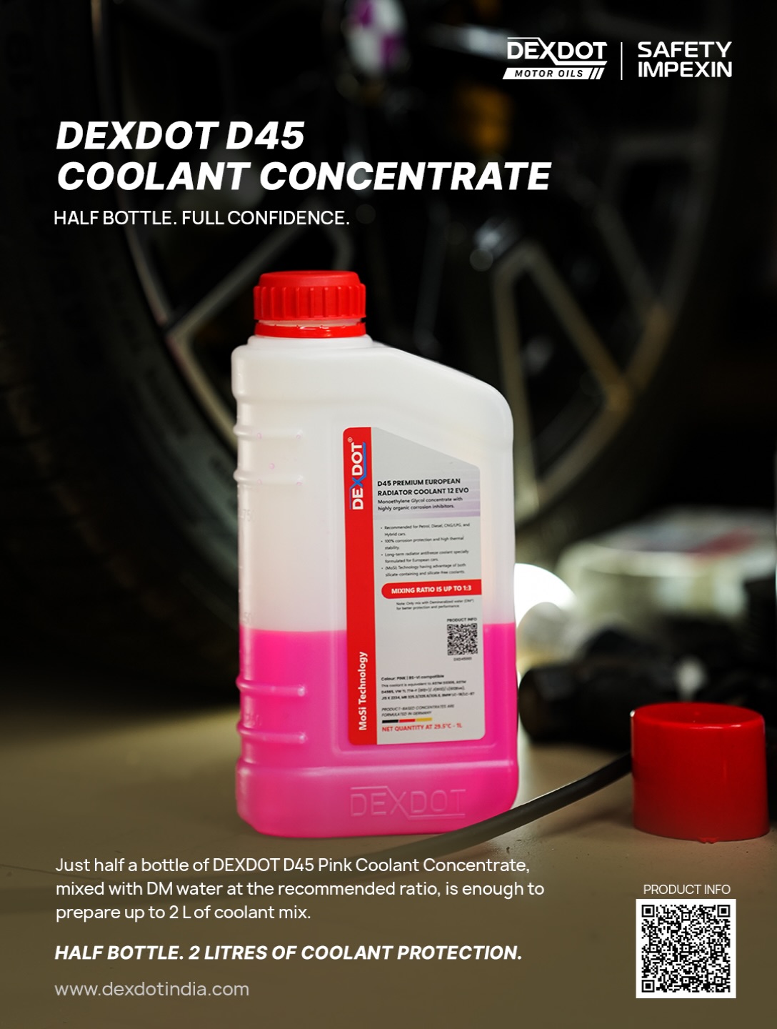 dexdot.india Facebook ad: DEXDOT D45 12 EVO COOLANT CONCENTRATE