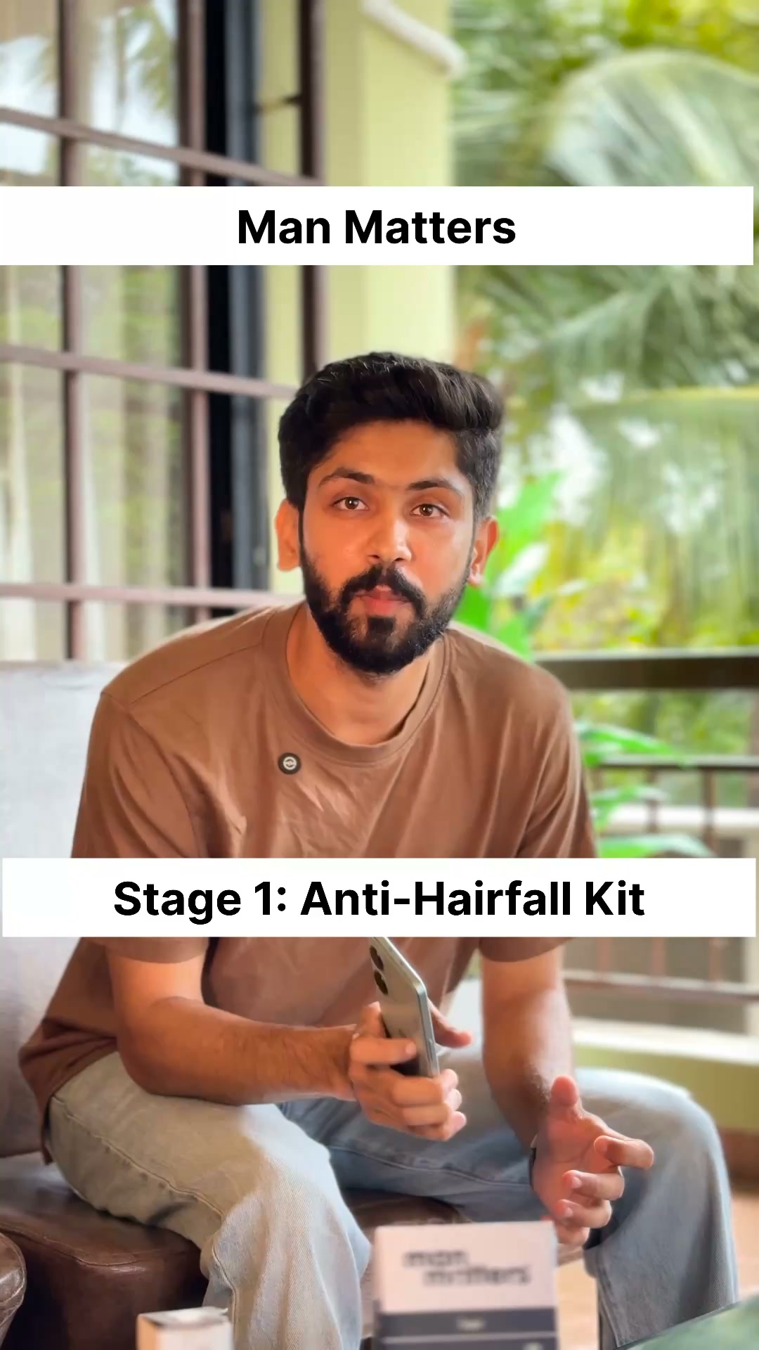 Hair Matters by Man Matters Facebook ad: No side effects | Clinically Tested | Dropper