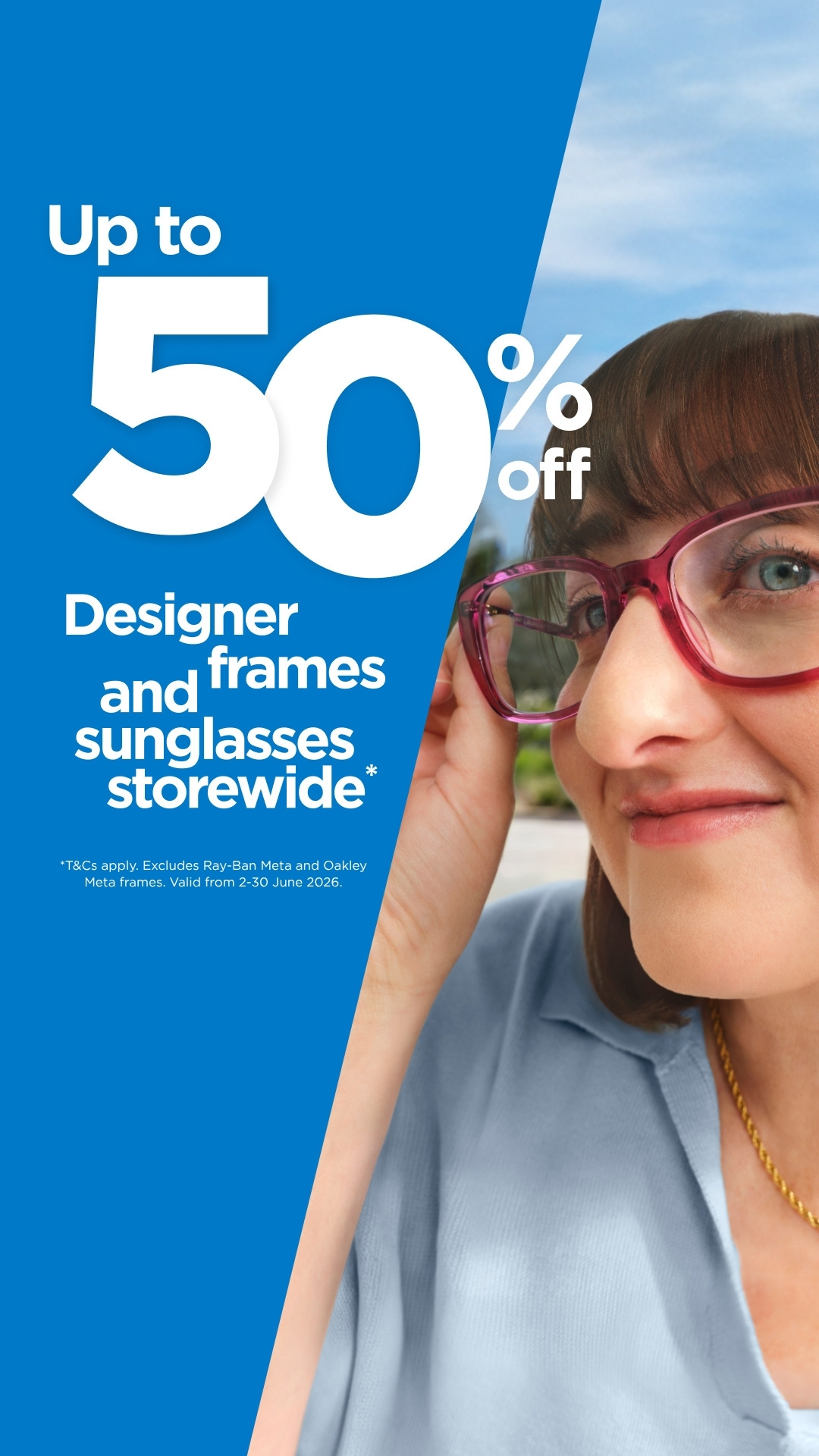 Bupa Optical Australia Facebook ad