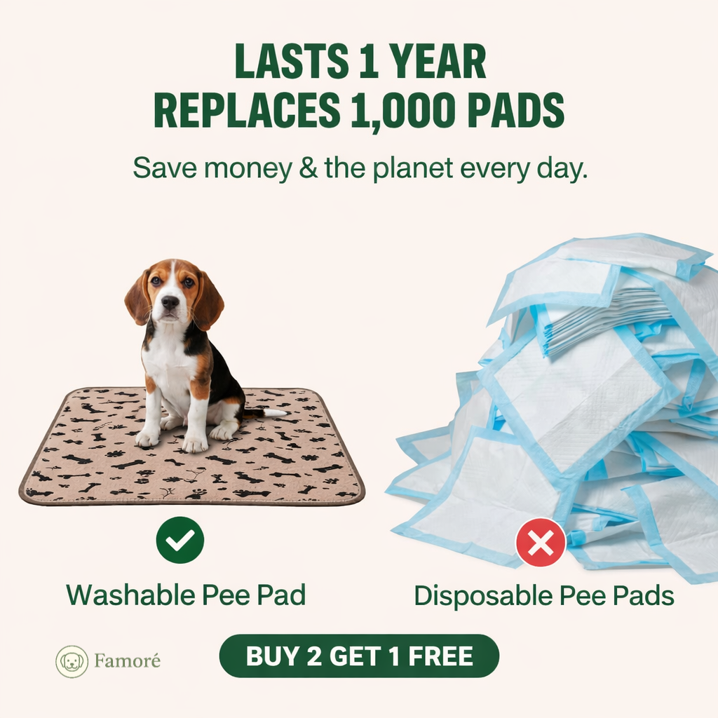 Famoré Pet Facebook ad: FREE PAD WITH EVERY BUNDLE