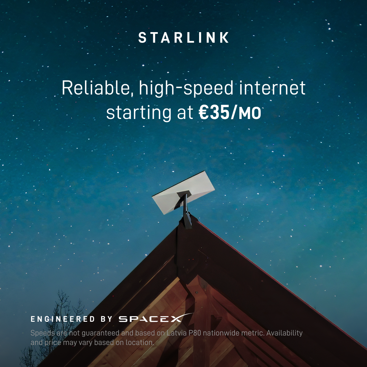 Starlink Facebook ad from Sep 14, 2026