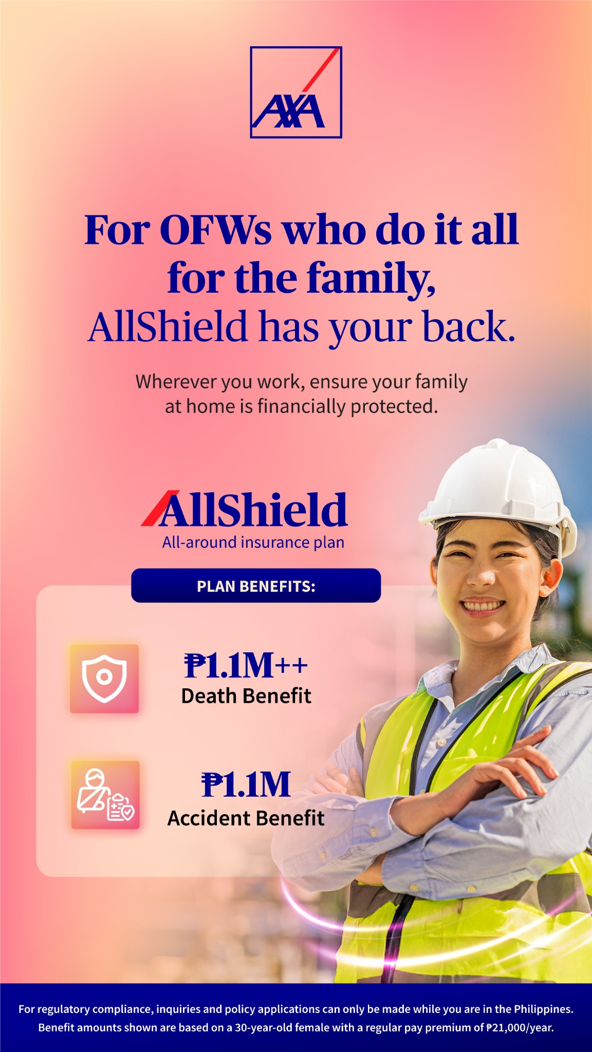 AXA Philippines Facebook ad