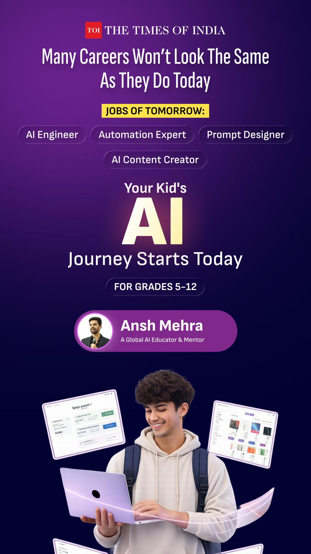 The Economic Times Facebook ad