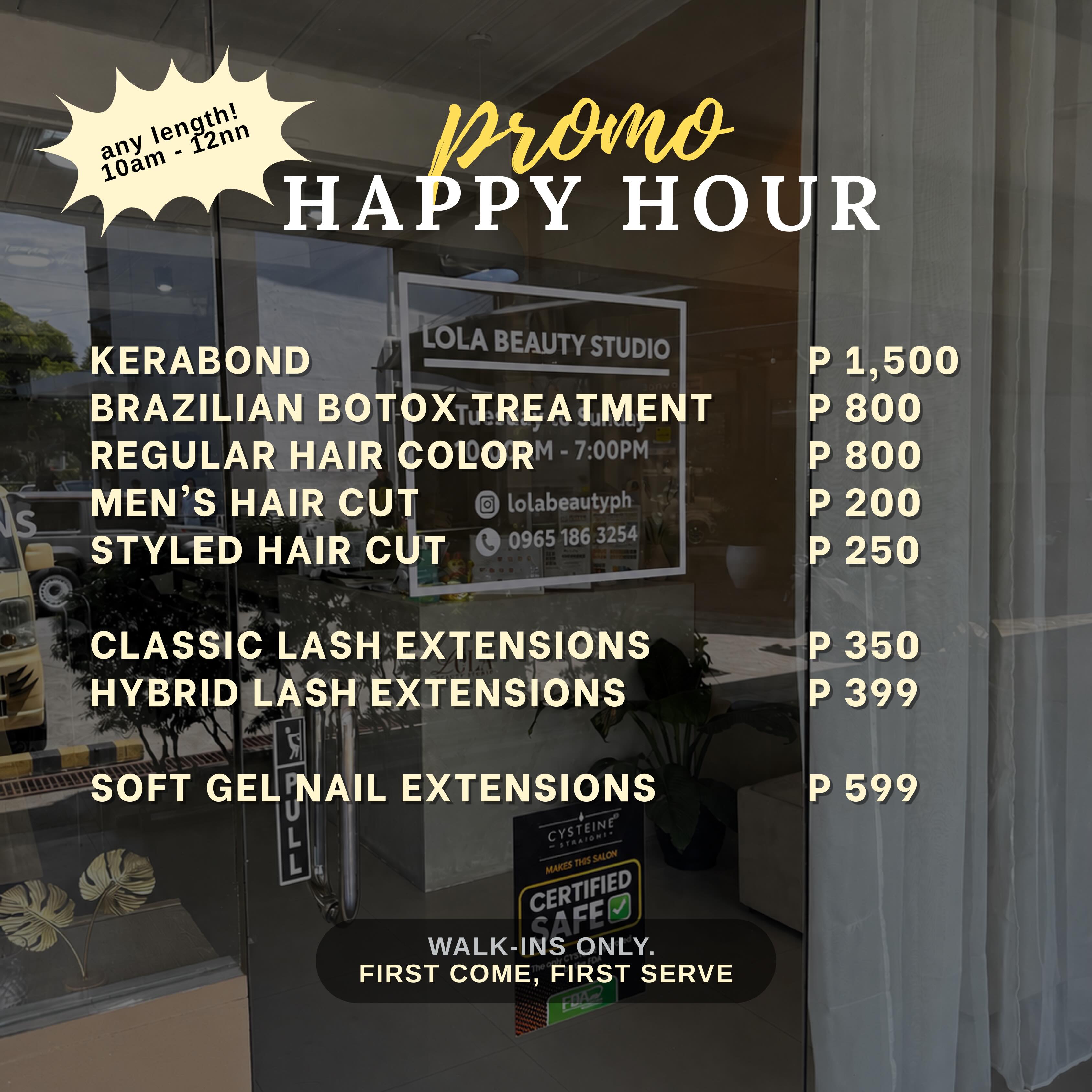 Lola Beauty Studio Facebook ad: KERABOND ALERT! Get it for just 1,500 from…