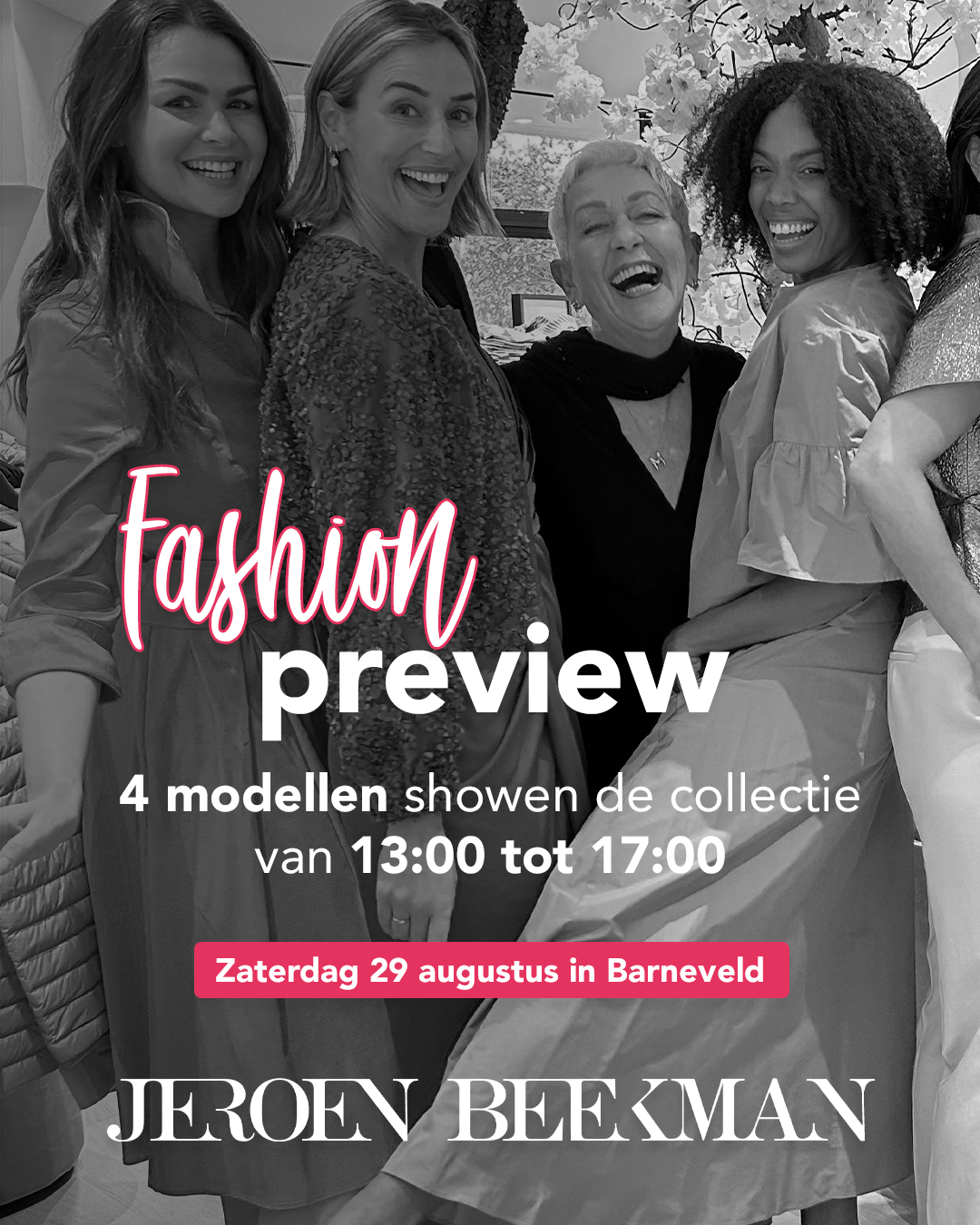 Jeroen Beekman Mode Facebook ad: Fashion Preview Jeroen Beekman Barneveld