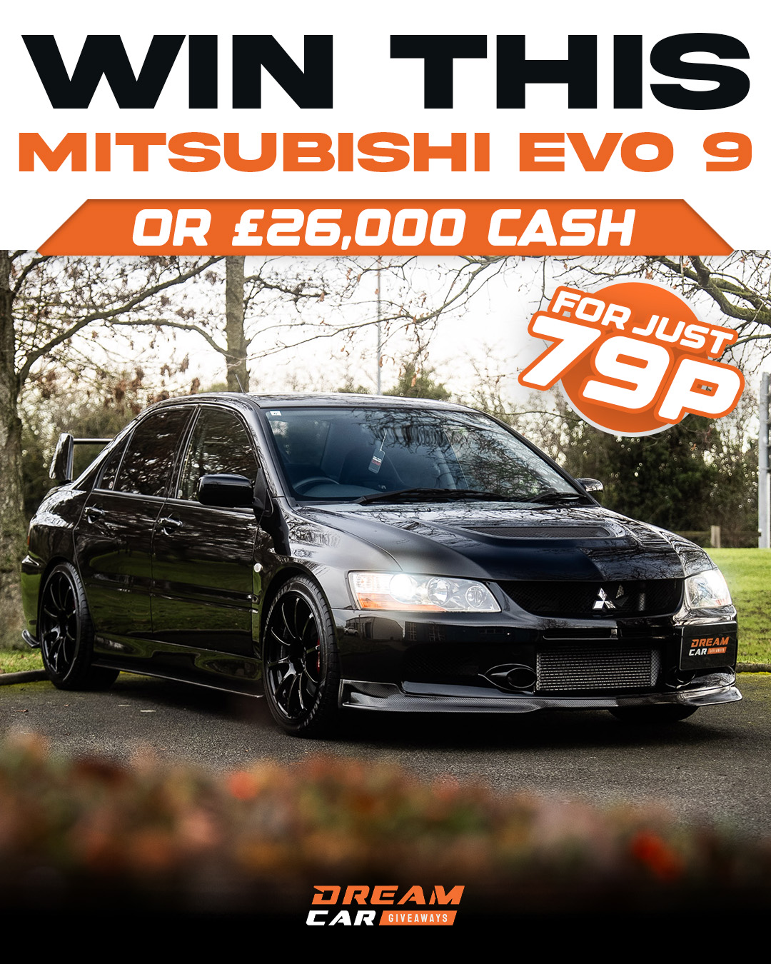 Dream Car Giveaways Facebook ad