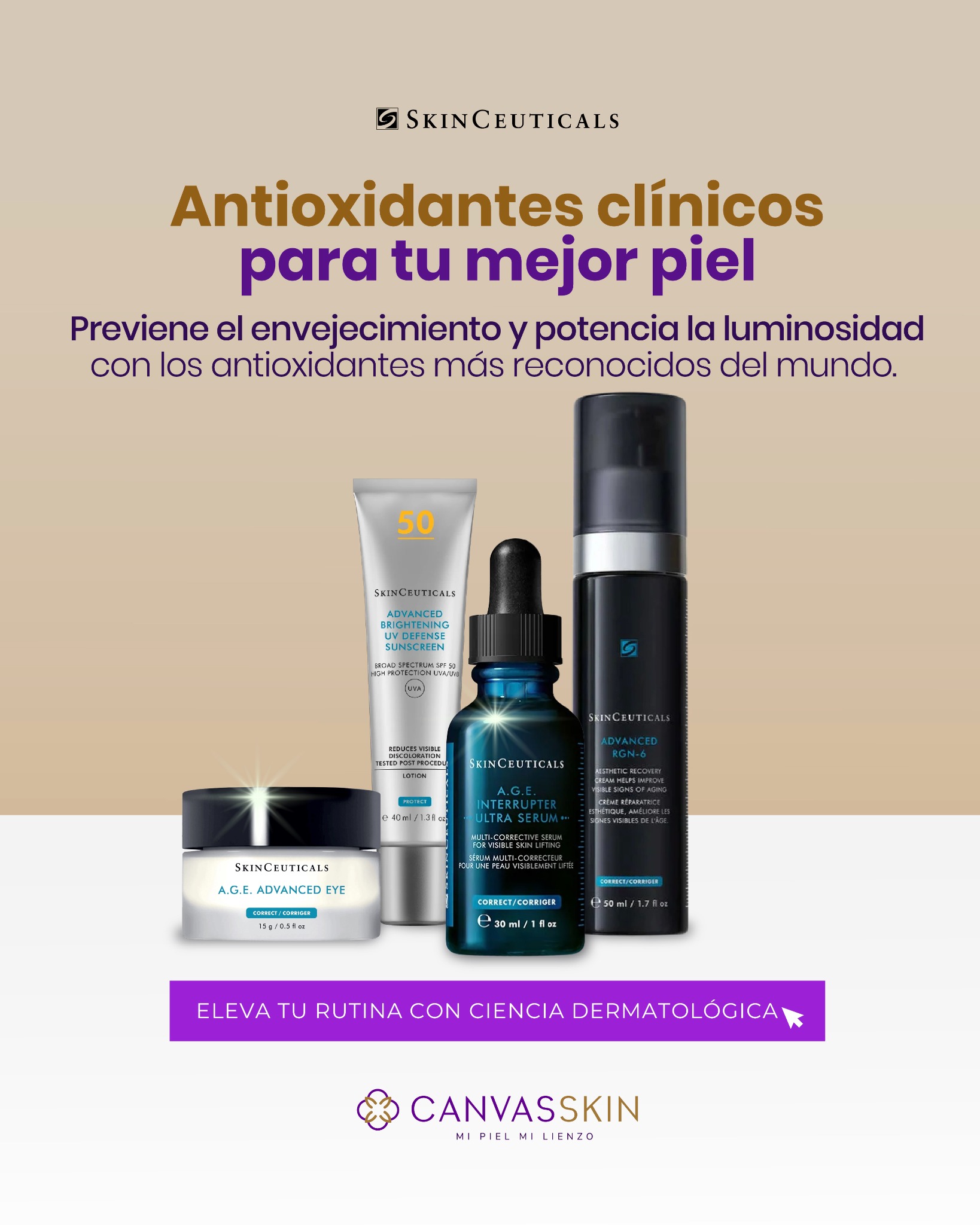 Canvas Skin - Tienda Dermo Facebook ad: Empieza el 2026 con una piel que refleje…