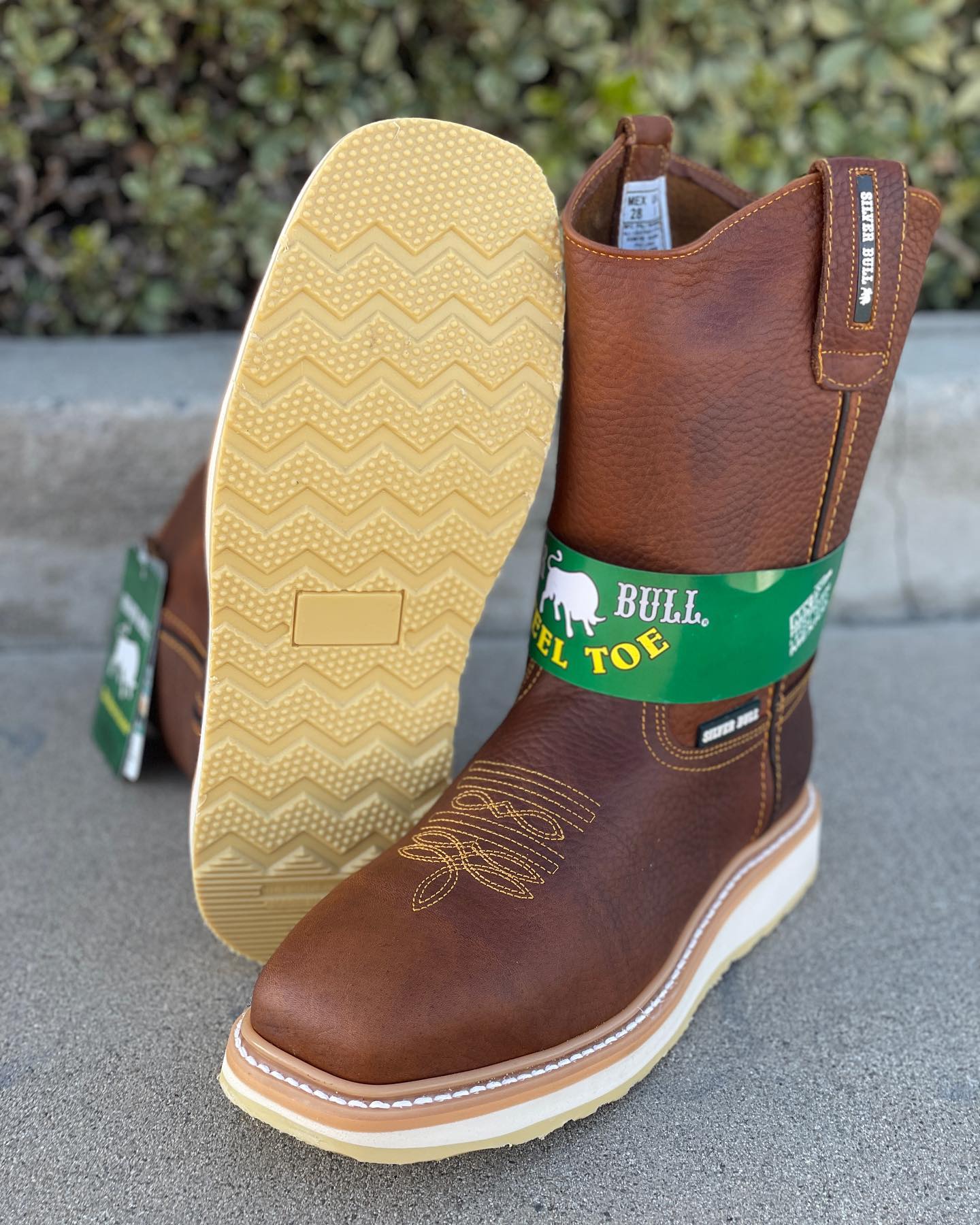 Rodeo Durango Facebook ad: Ocre Square Toe Double Density Work Botin Rodeo