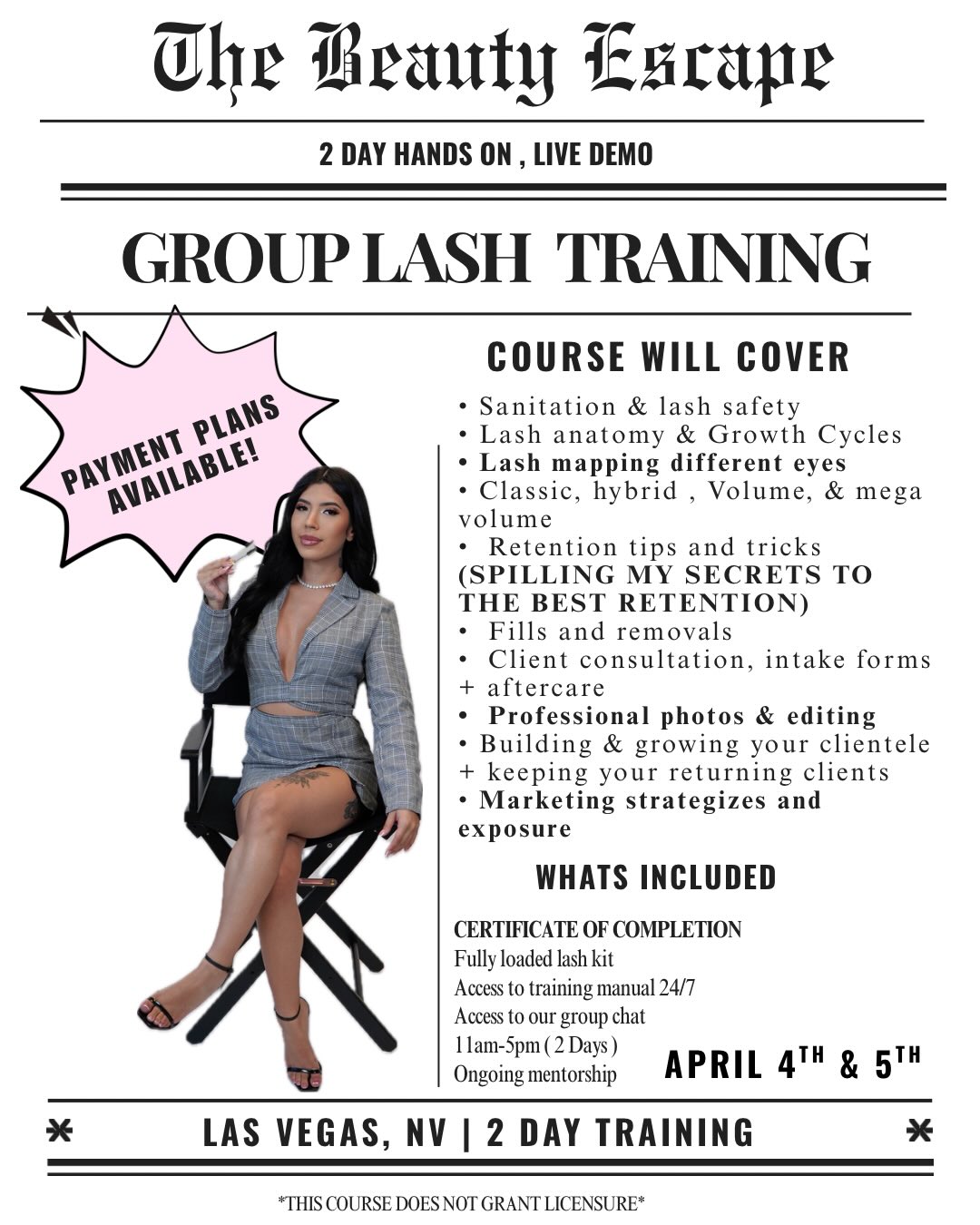 theebeautyescape Facebook ad: The training I wish I had when I…
