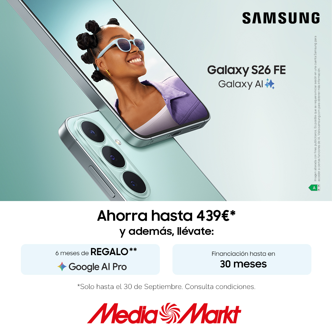 MediaMarkt España Facebook ad: Estrena Galaxy S26 FE