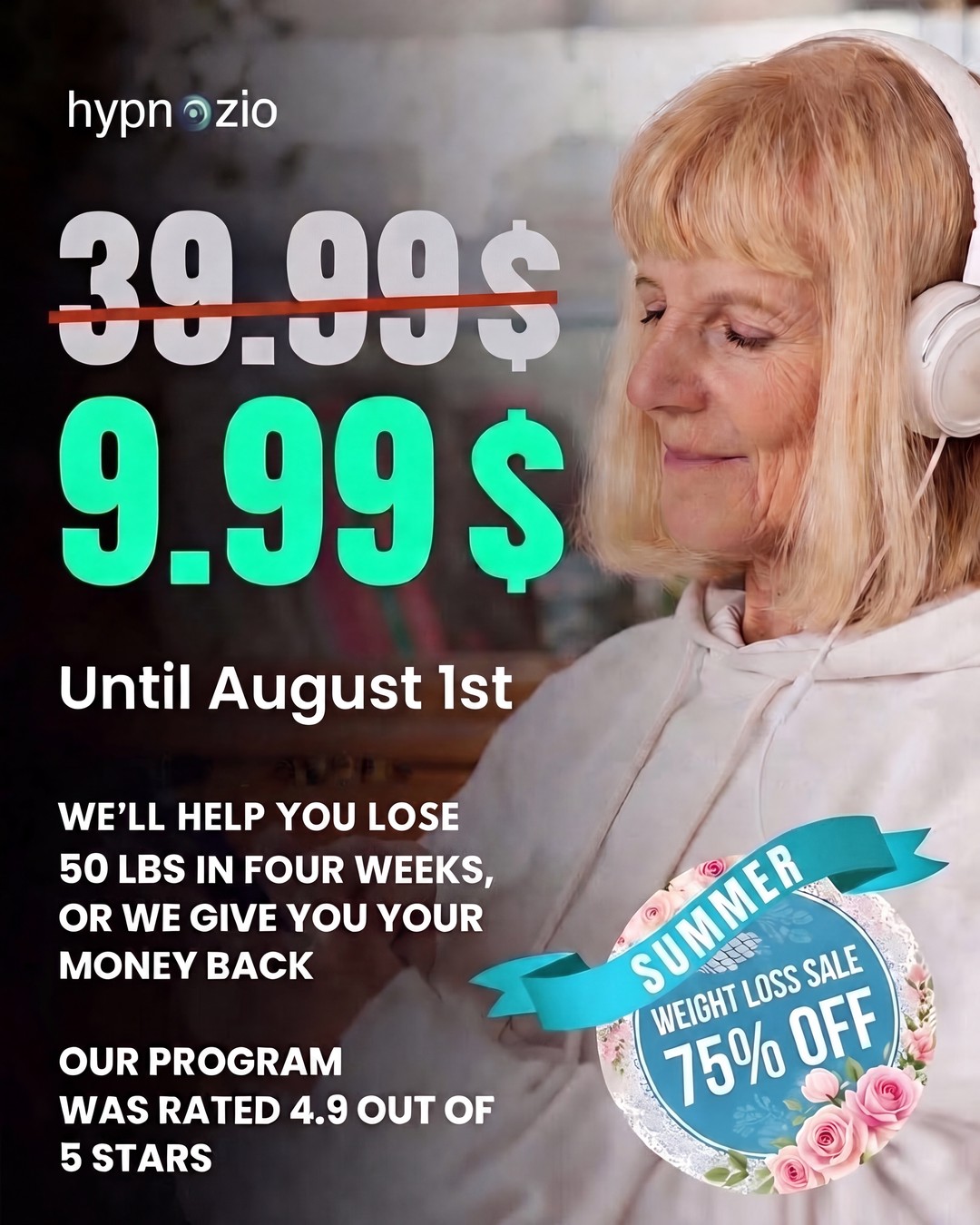 Hypnozio: power of hypnotherapy Facebook ad