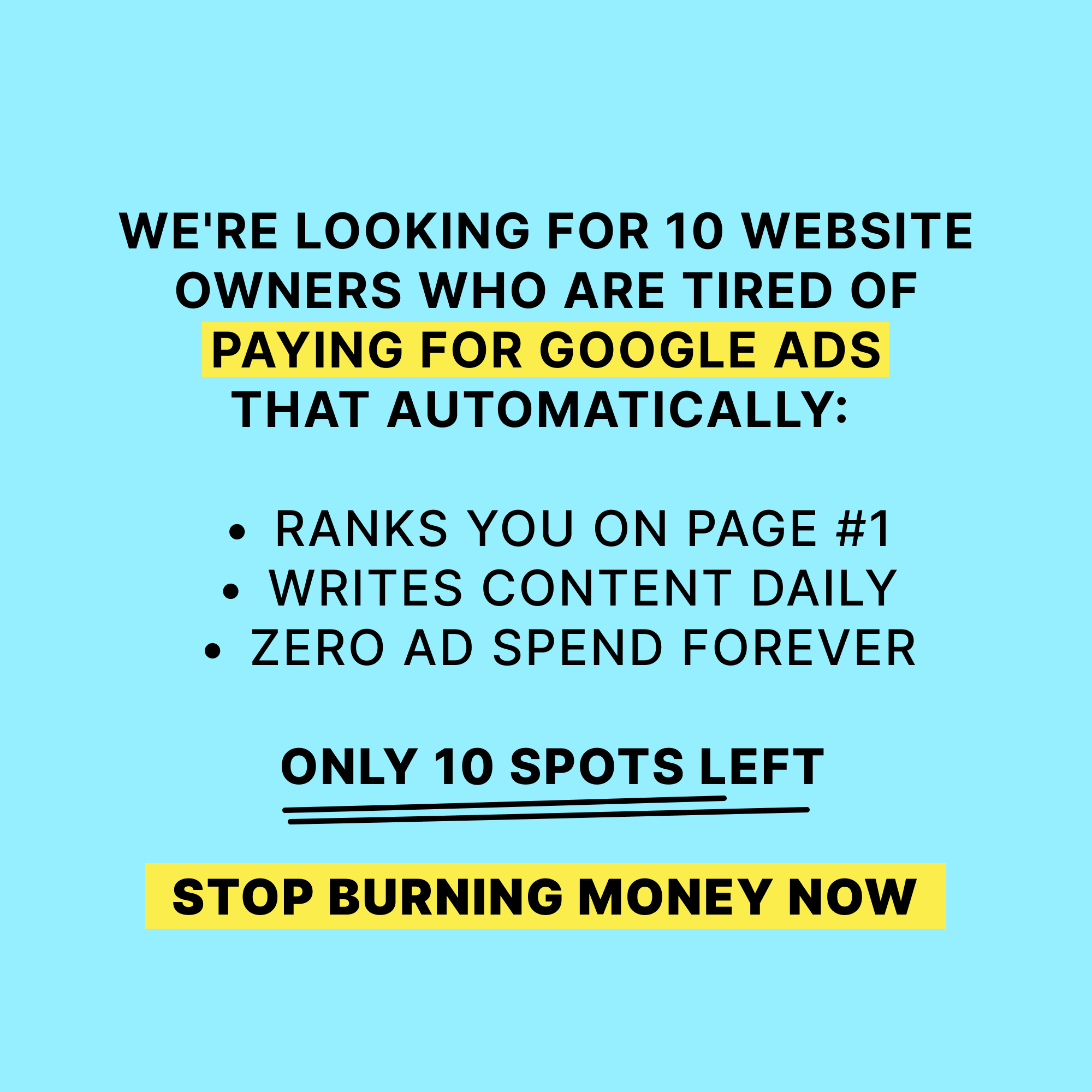 Soro SEO Facebook ad