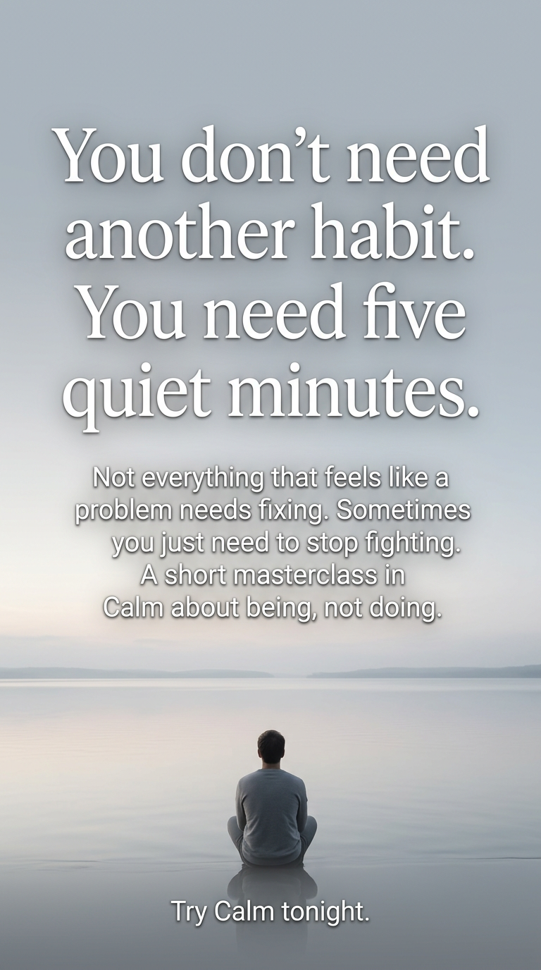 Calm Facebook ad