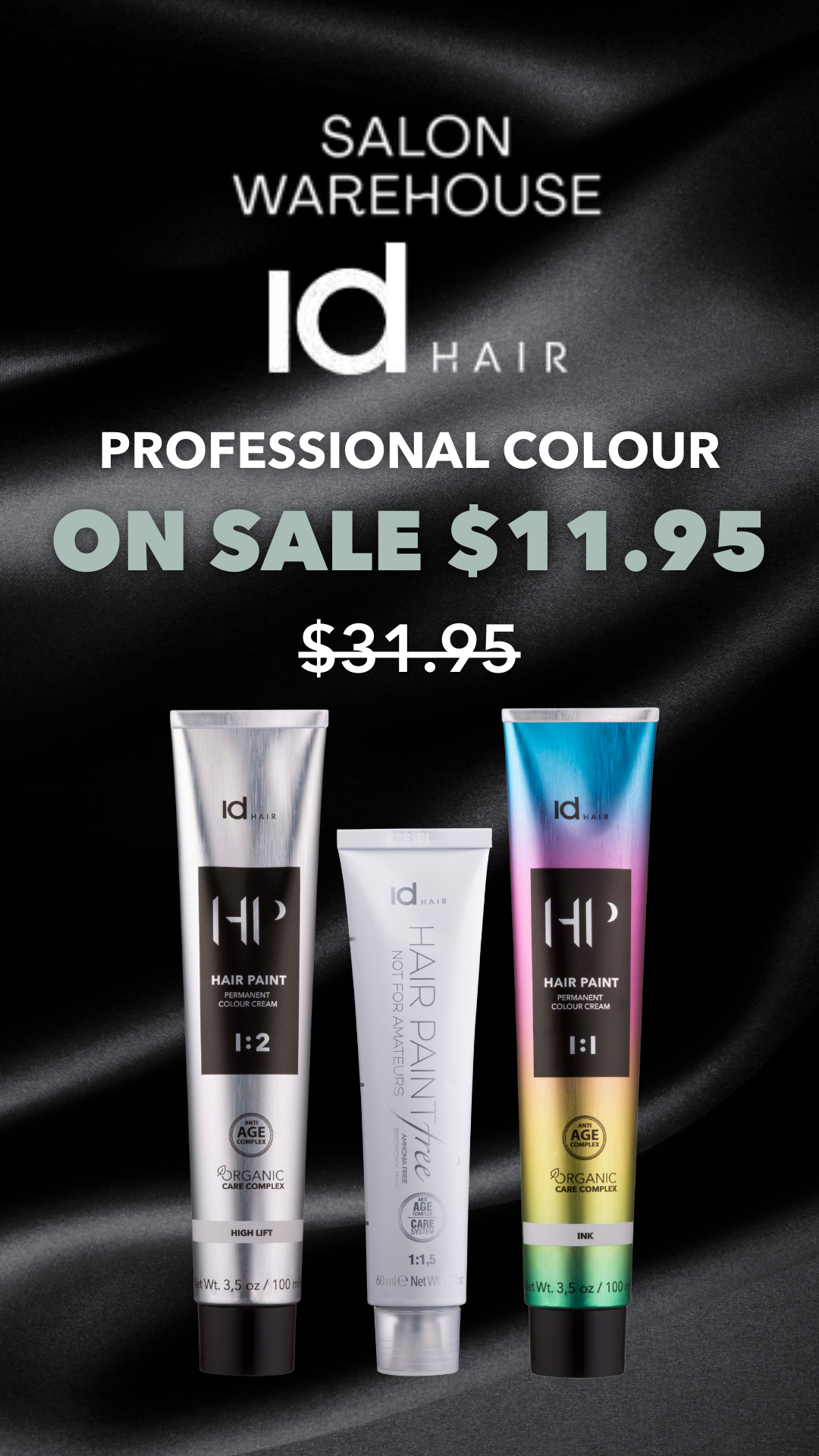 Salon Warehouse Australia Facebook ad