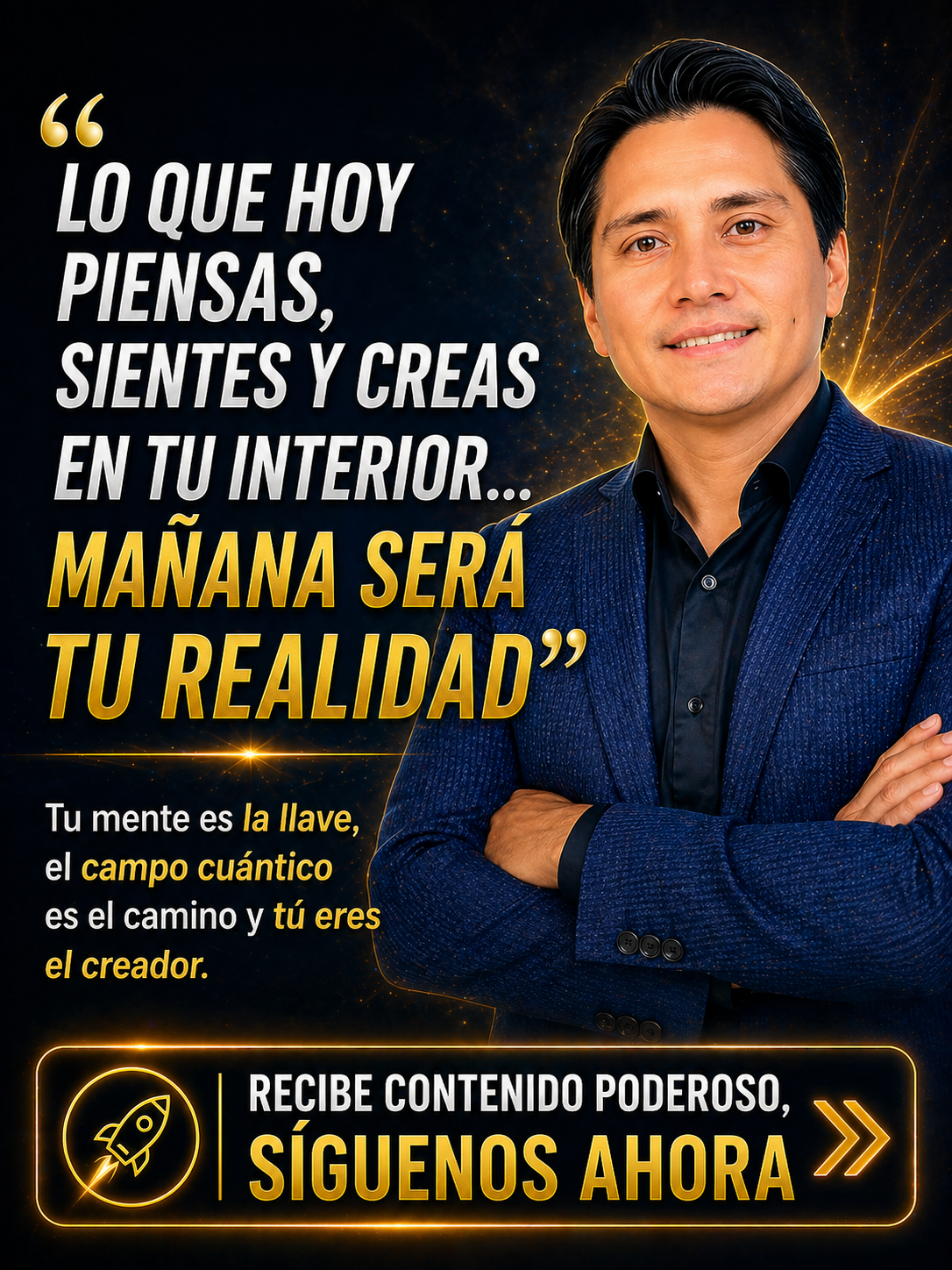 Miguel Santos Cosmico Facebook ad: ¿Sientes que naciste para algo grande… pero sigues…