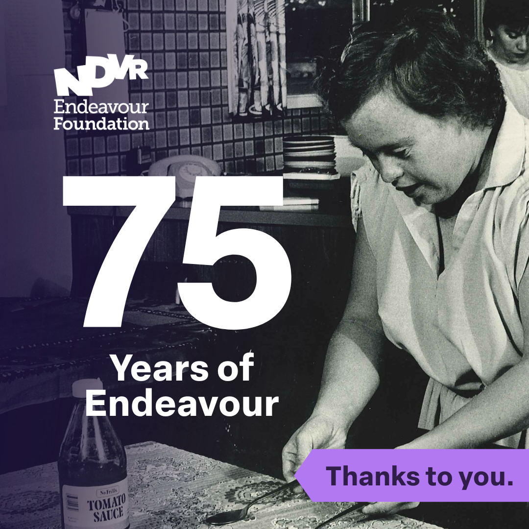 Endeavour Foundation Facebook ad