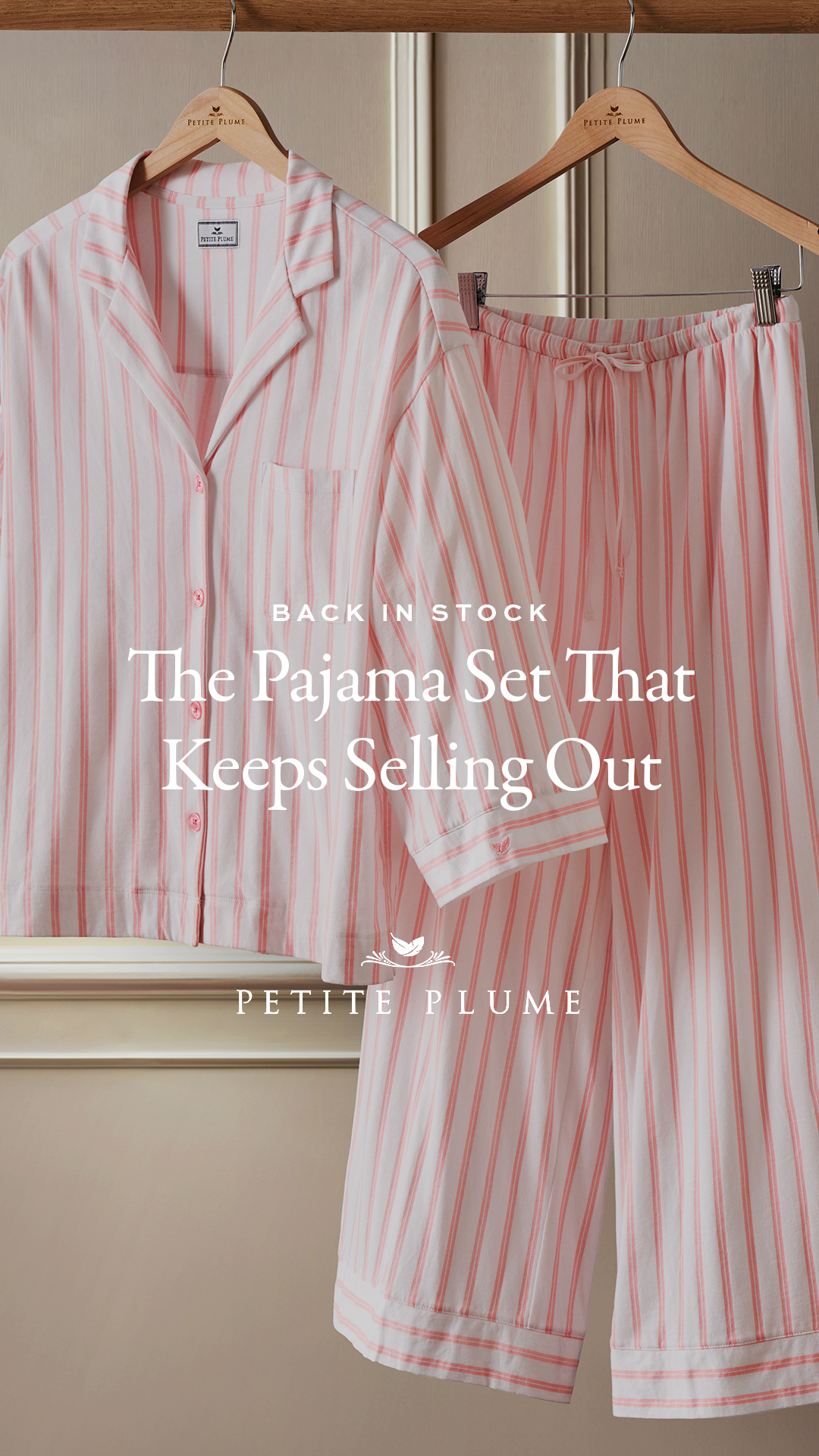 Petite Plume: Luxury Sleepwear Facebook ad