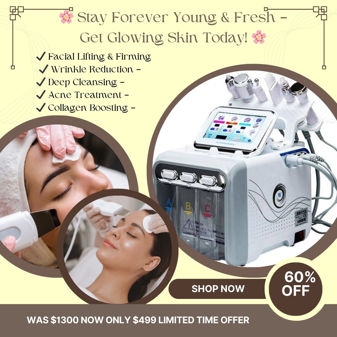 Bio-Healing Skin Care Facebook ad: NOT $1300 NOW ONLY $499 Salon-Quality Results at Home