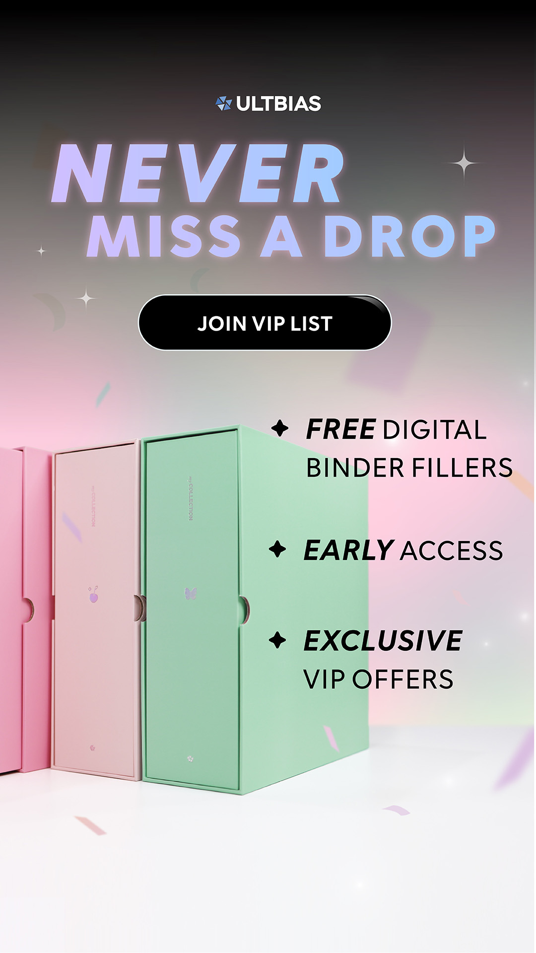 Ultbias Facebook ad: VIP Perks You Won't Find Elsewhere