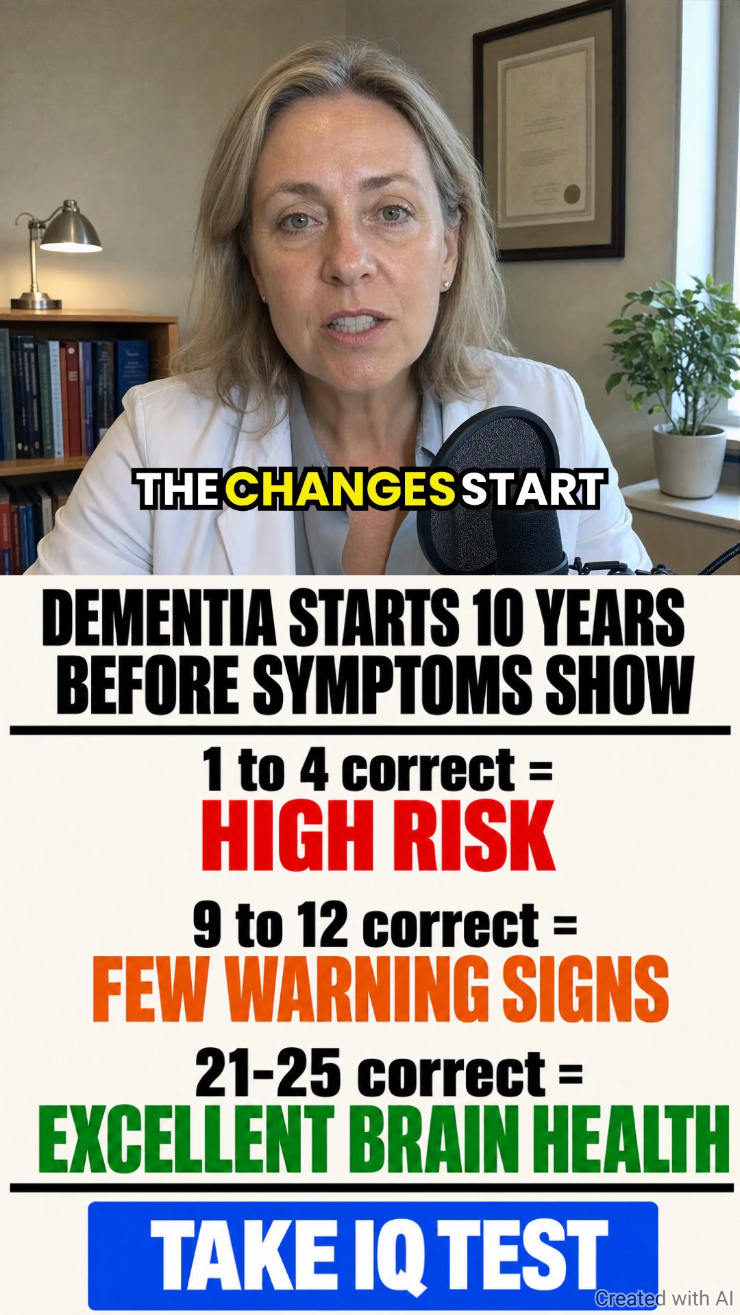 Ronald Sage Facebook ad: IQ Test