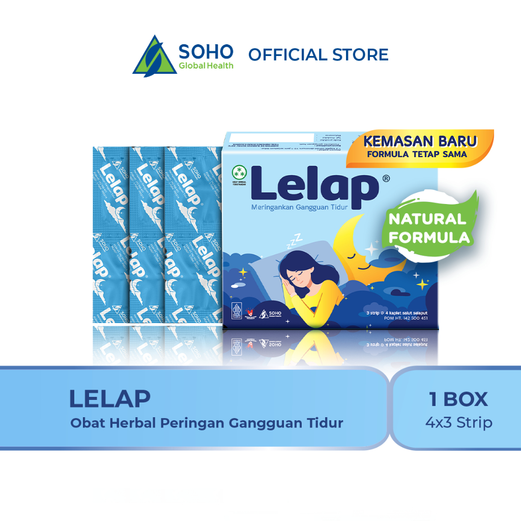 Lelap Facebook ad: Capek bukan berarti langsung bisa tidur…