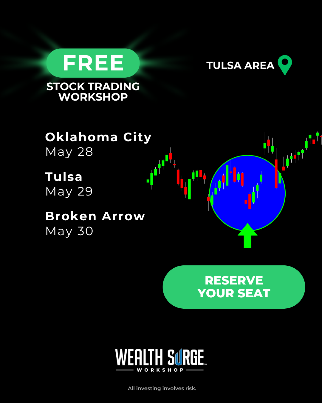 Wealth Surge Workshop Facebook ad