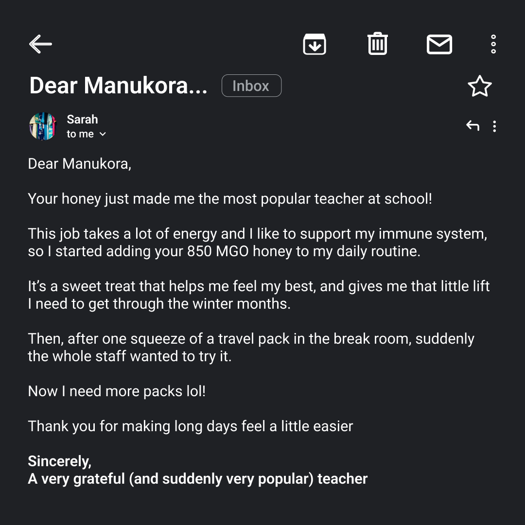 Manukora Facebook ad