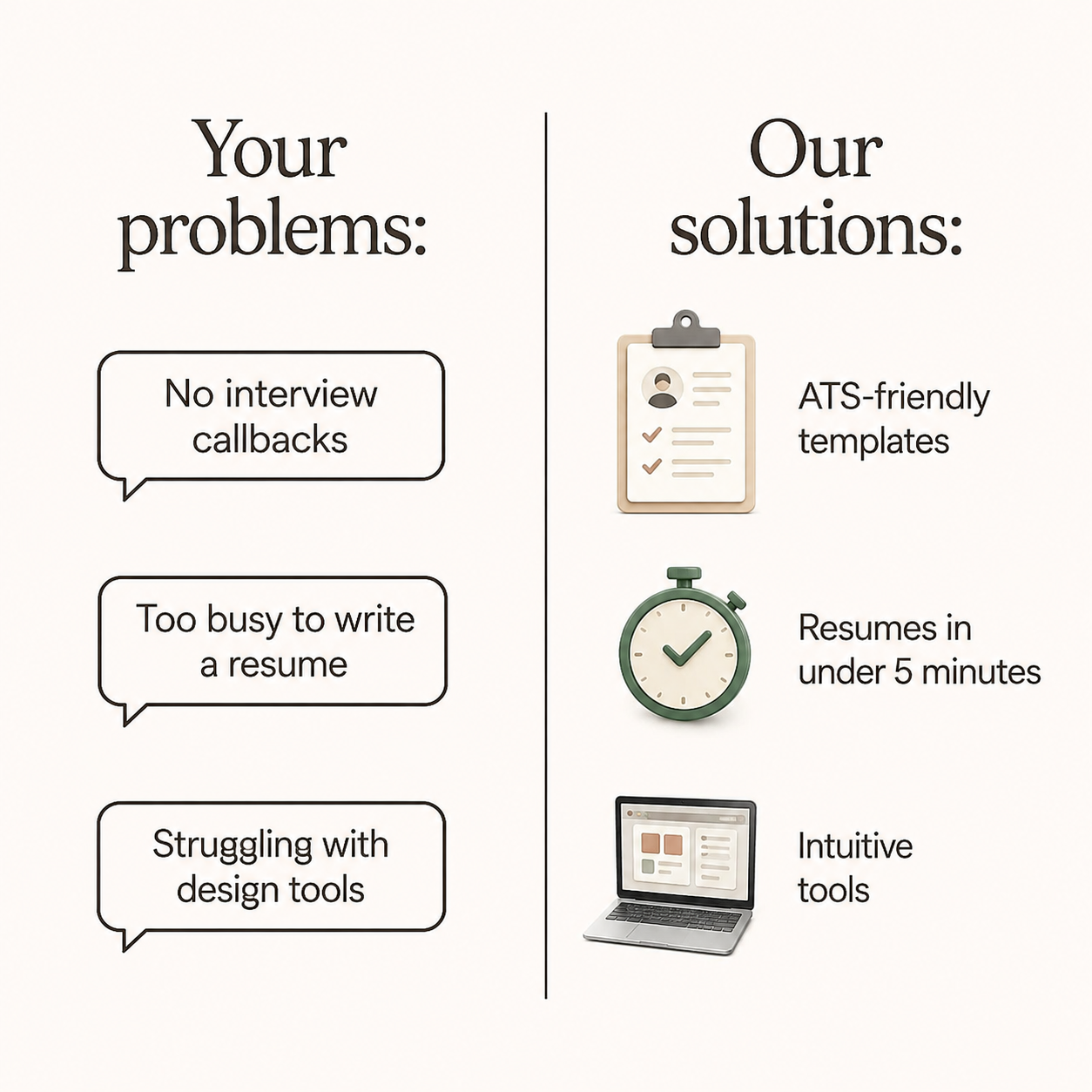 Enhancv Facebook ad: Upgrade your resume - get more interviews!
