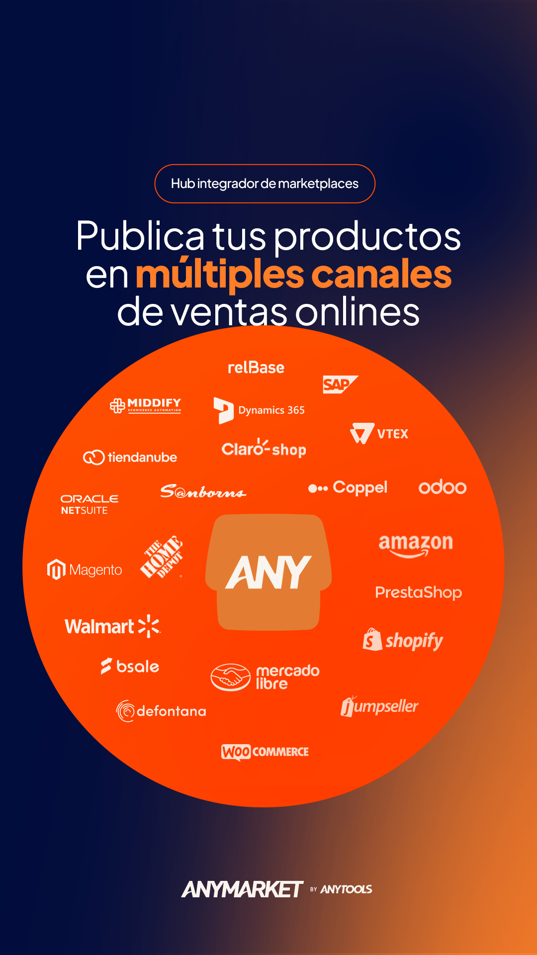 ANYMARKET LATAM Facebook ad from Feb 17, 2026