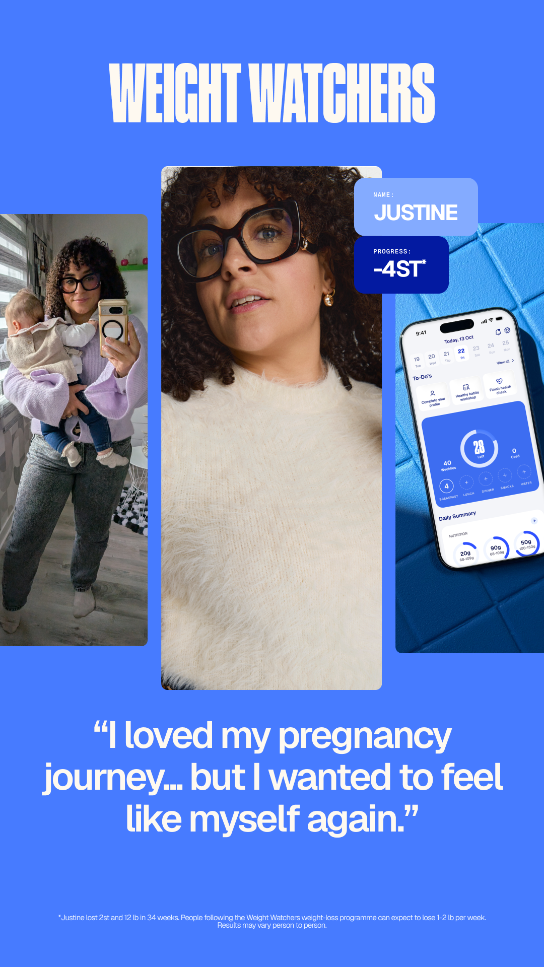 WeightWatchers UK Facebook ad