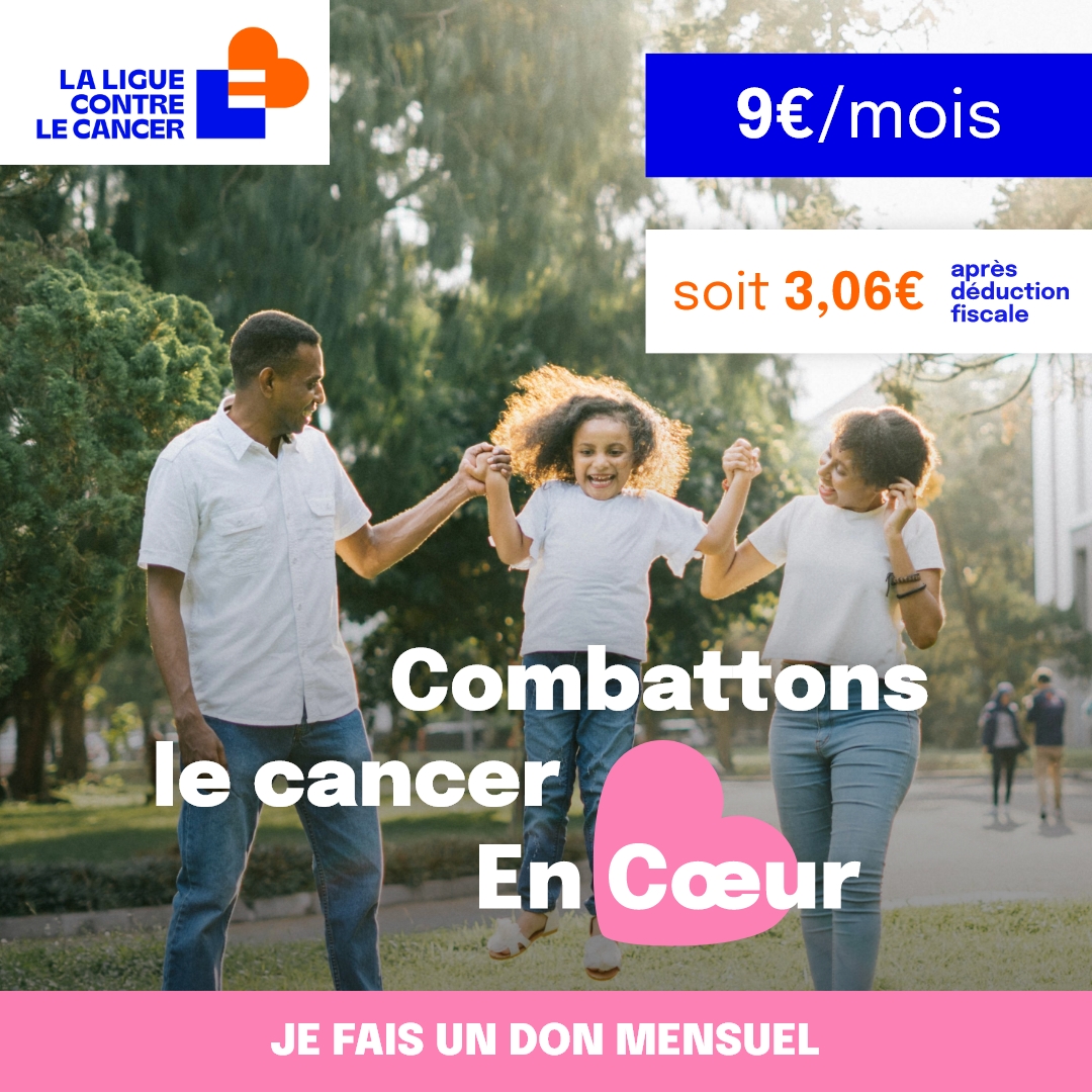 La Ligue contre le cancer Facebook ad