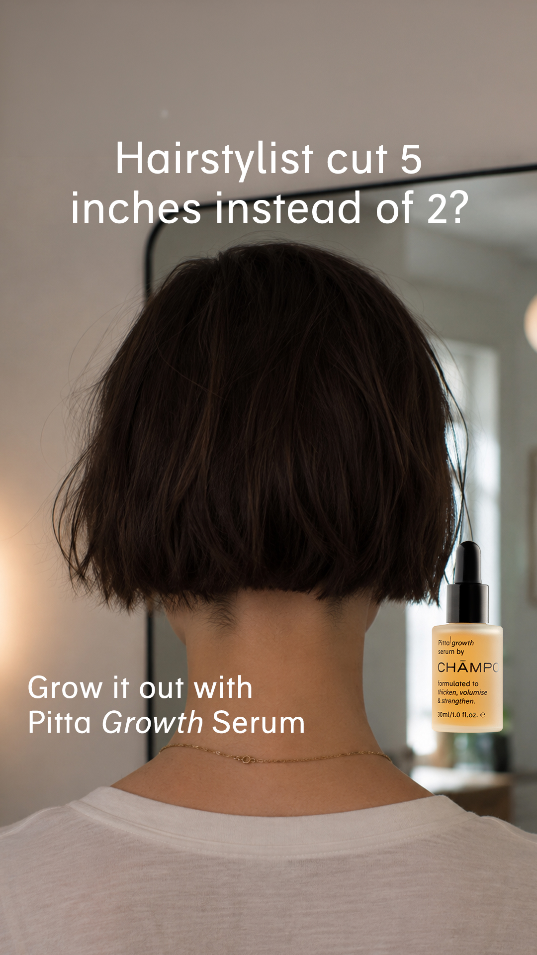 Chāmpo Haircare Facebook ad