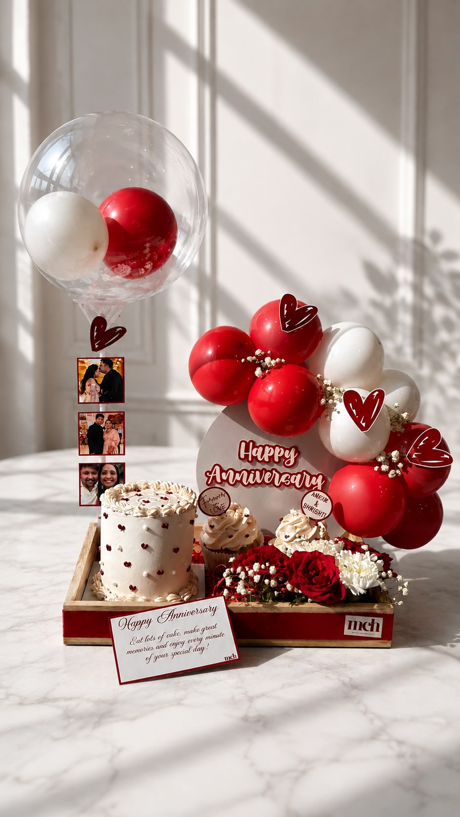 Minnie’s Cake House Facebook ad: POV: Your anniversary gift just got a serious…