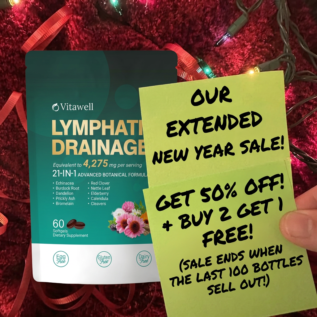 Wellness Daily Facebook ad: 50% OFF | Reduce Swelling & Feel Lighter