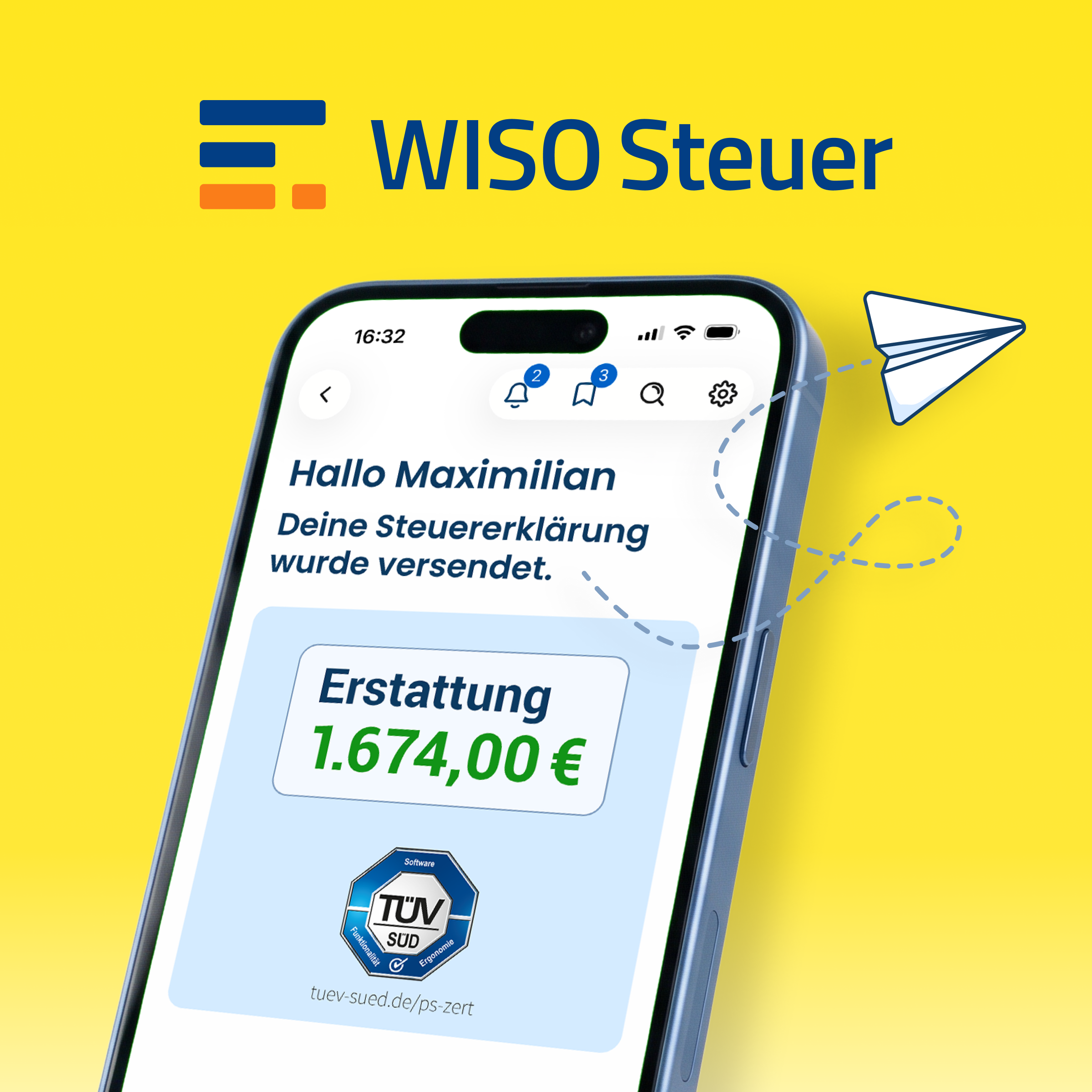 WISO Steuer Facebook ad