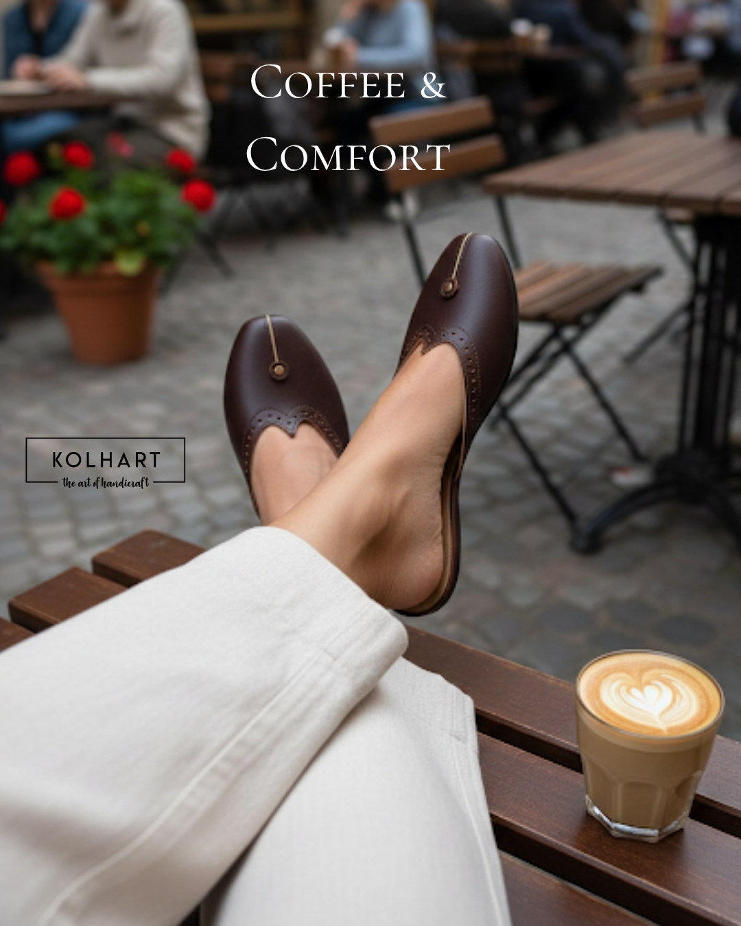 Kolhart Facebook ad: Handmade In Leather