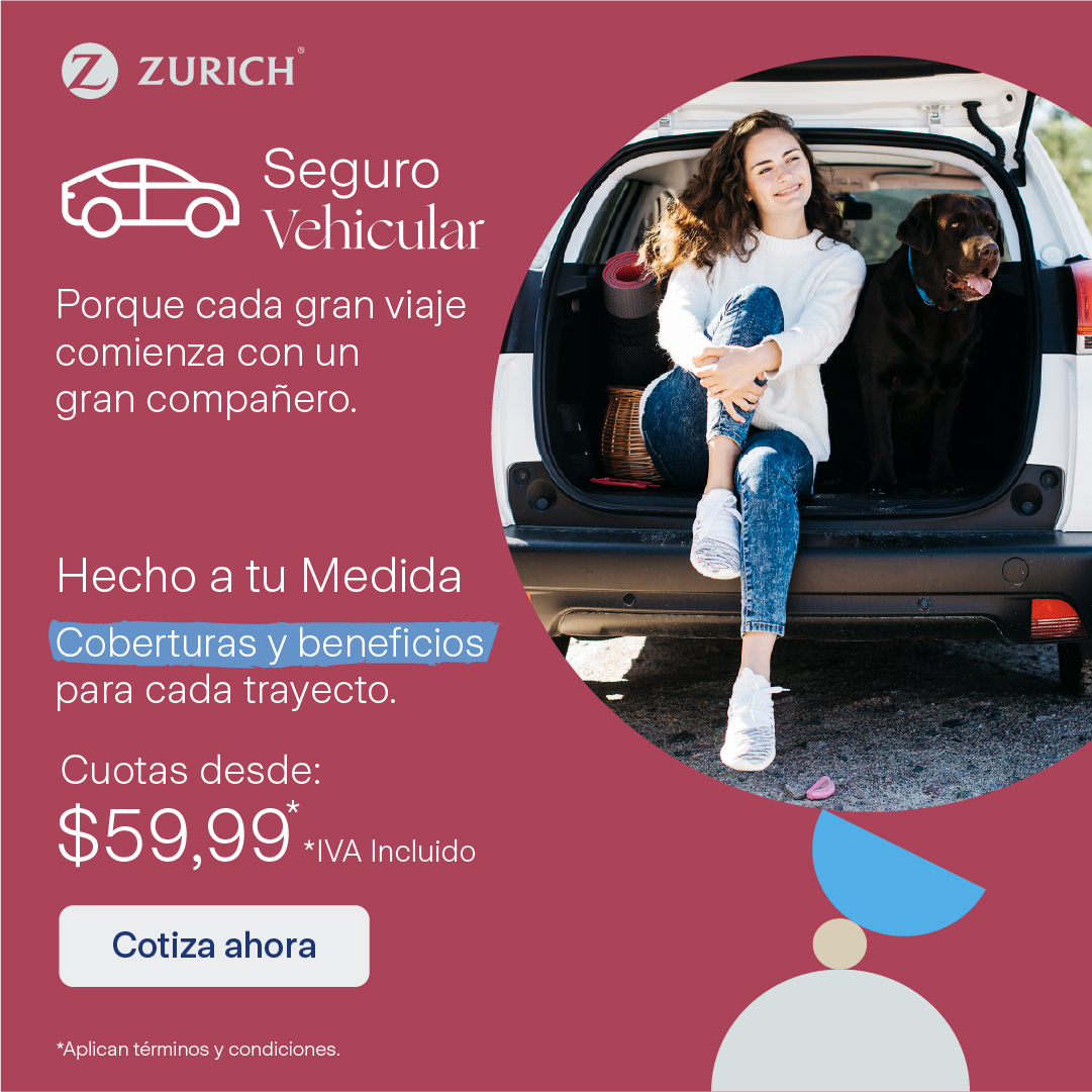 Zurich Facebook ad: Cotiza tu Seguro Vehicular