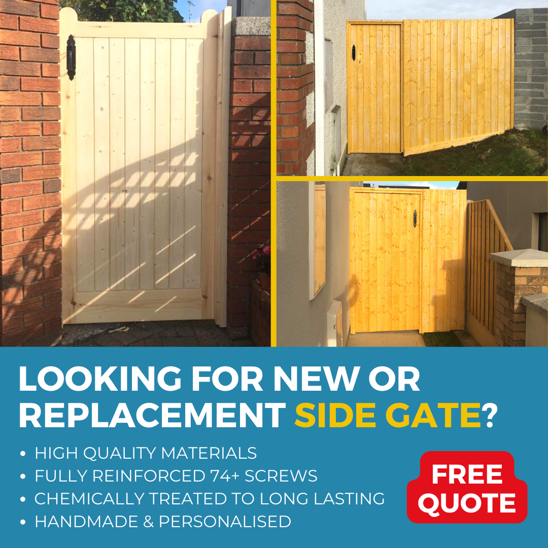 Express Sidegates Facebook ad: Get a New or Replacement Side Gate. FREE Quote