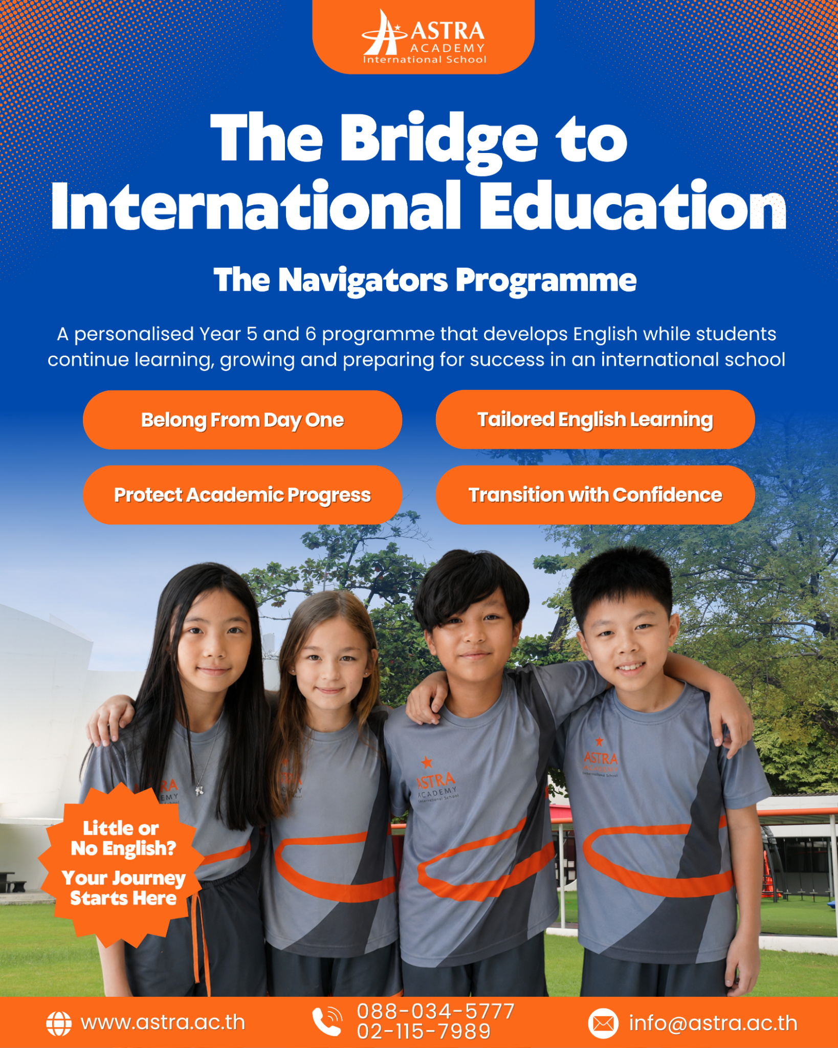 Astra Academy International School Facebook ad: A New Pathway to International Education