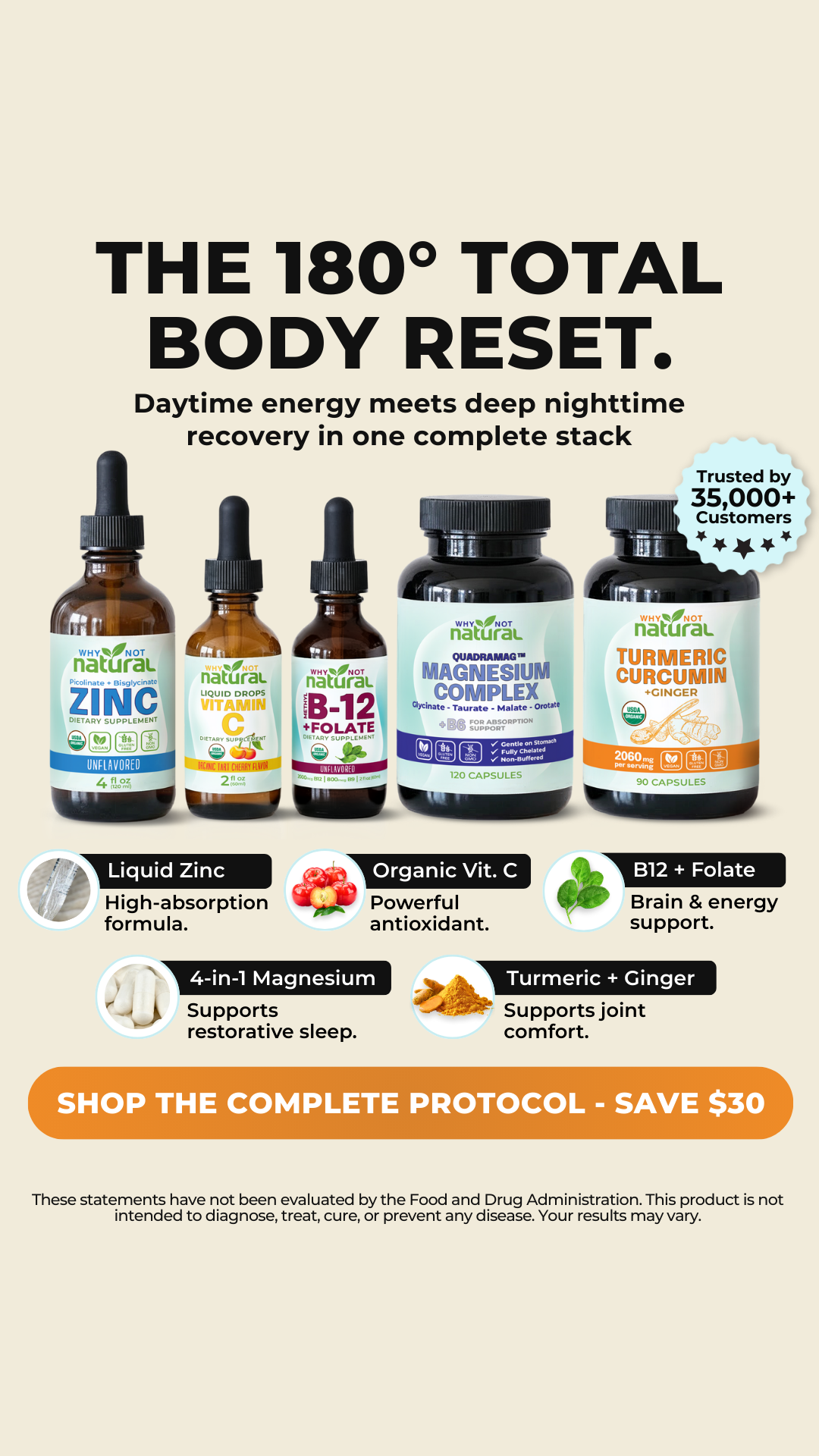 Why Not Natural Supplements Facebook ad